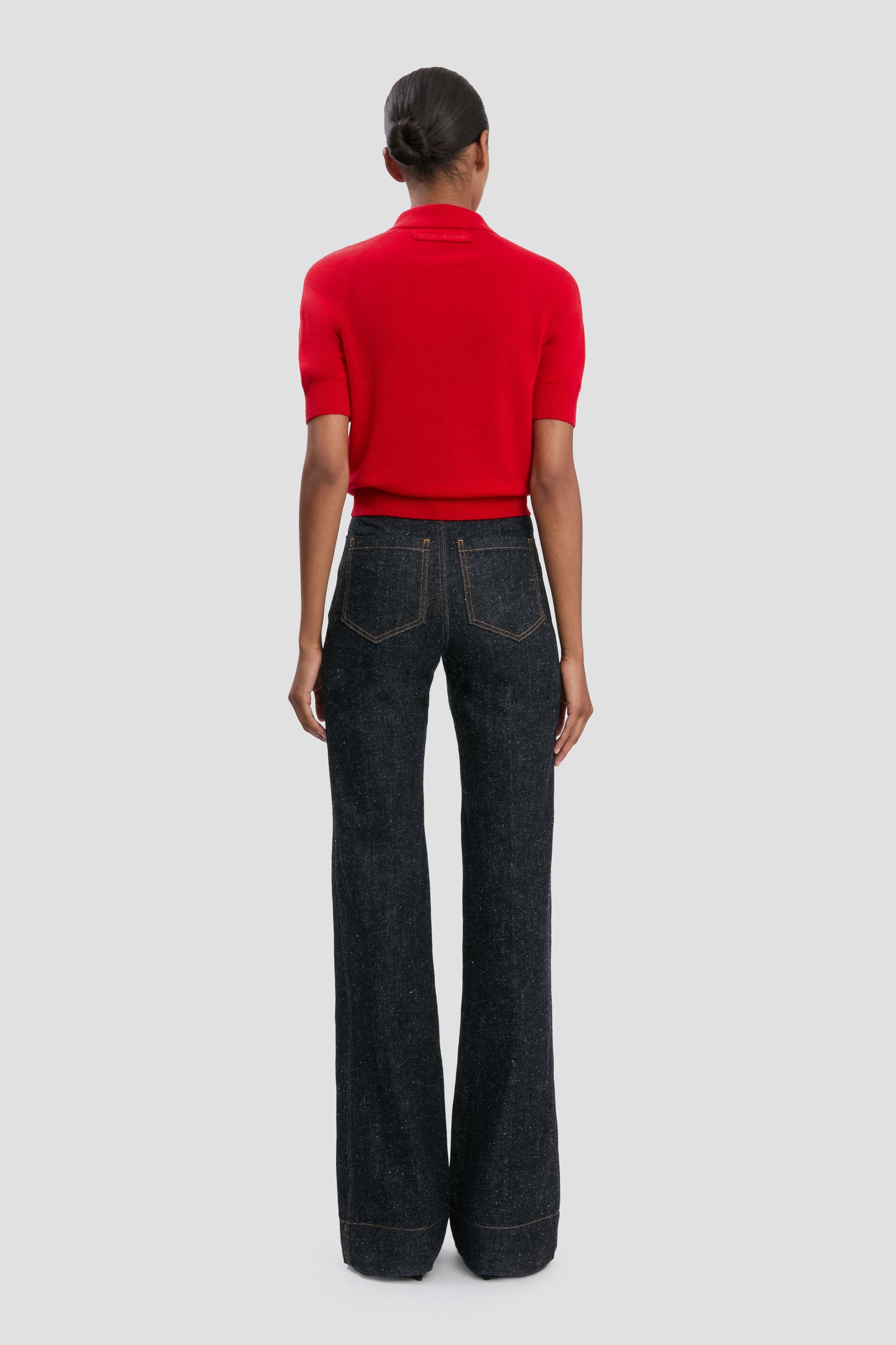 Polo Top In Cardinal Red