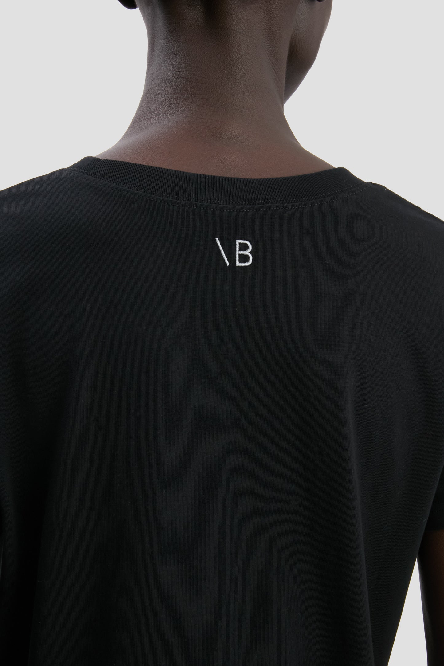 Shrunken Fit T-Shirt In Black