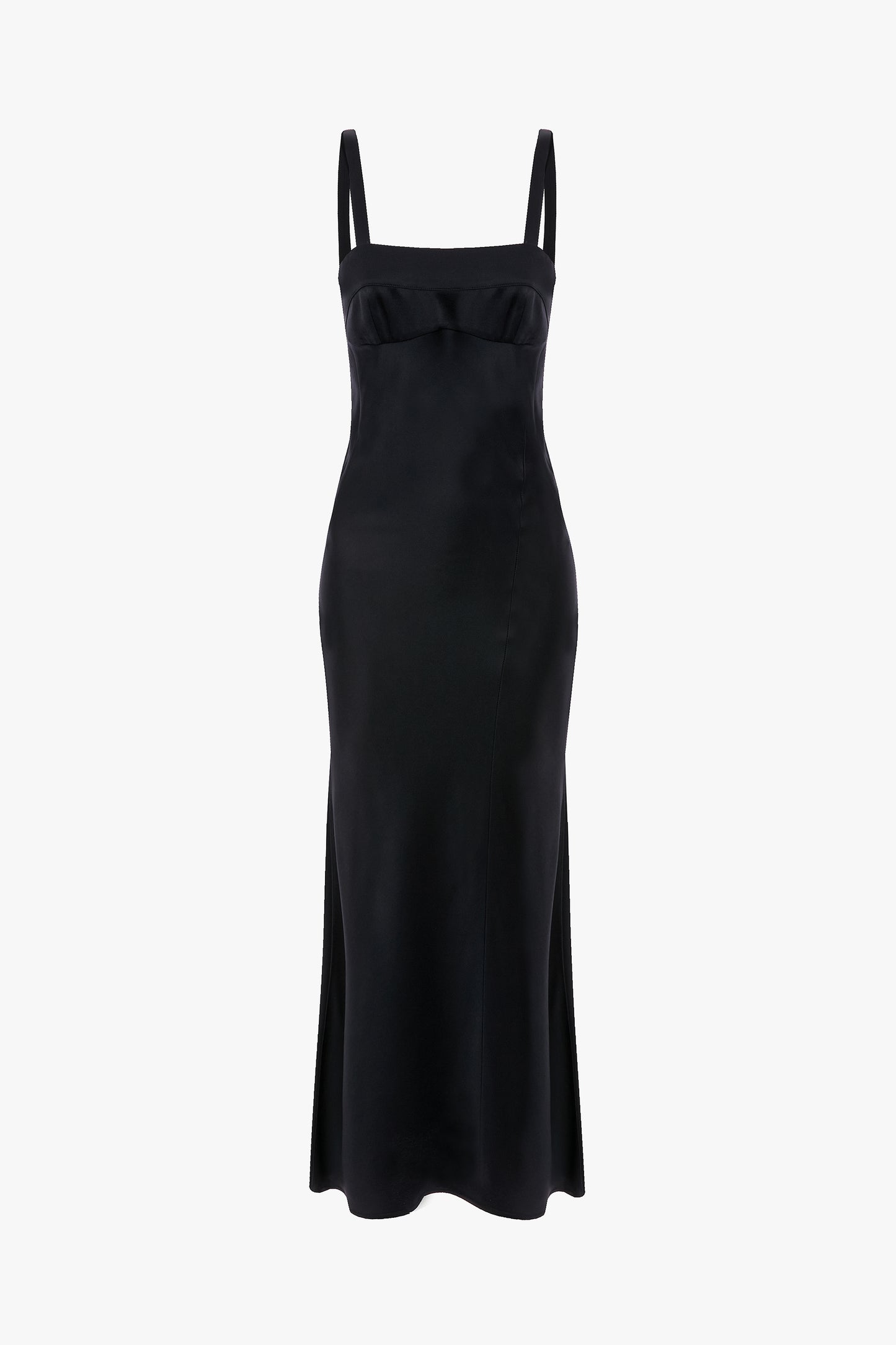 Panelled Cami Dress In Navy