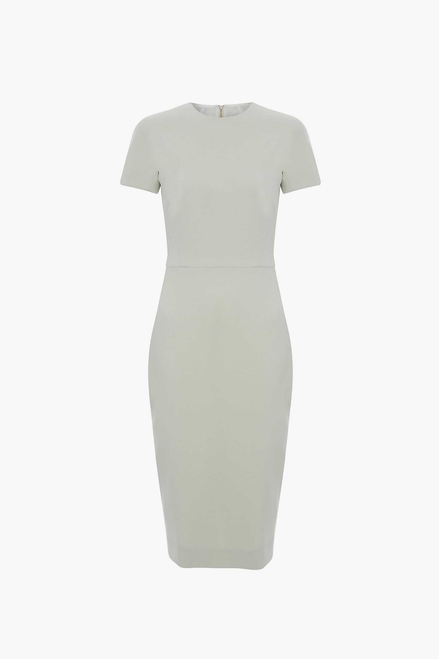 T-Shirt Fitted Dress In Aloe