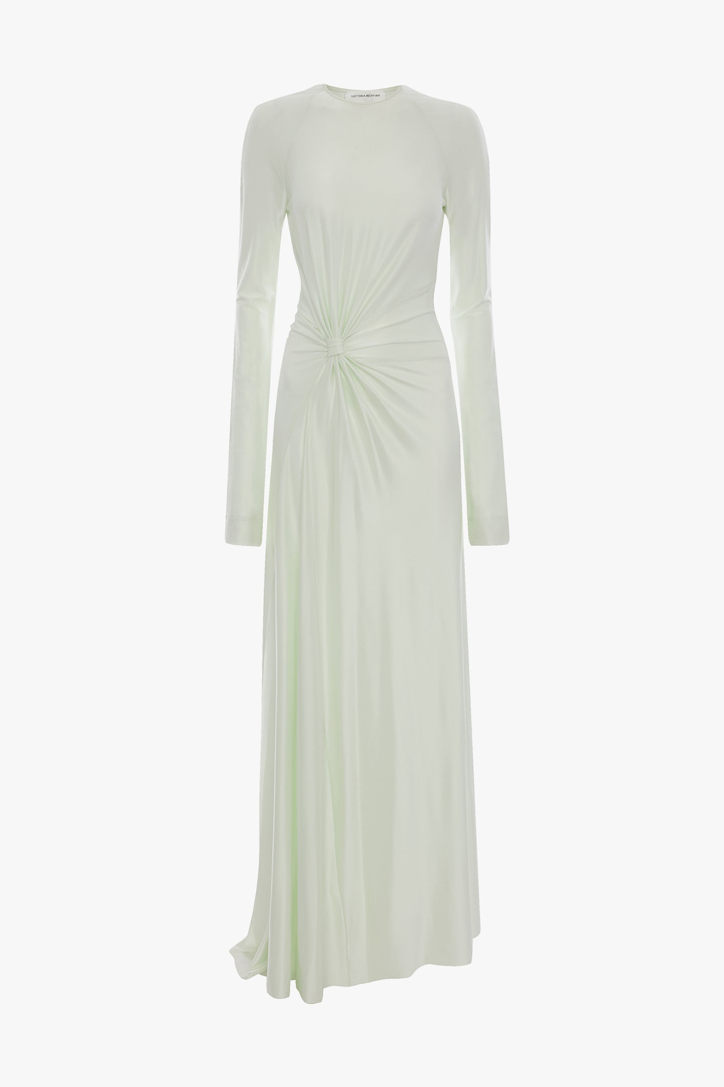 Twist Waist Gown In Aloe