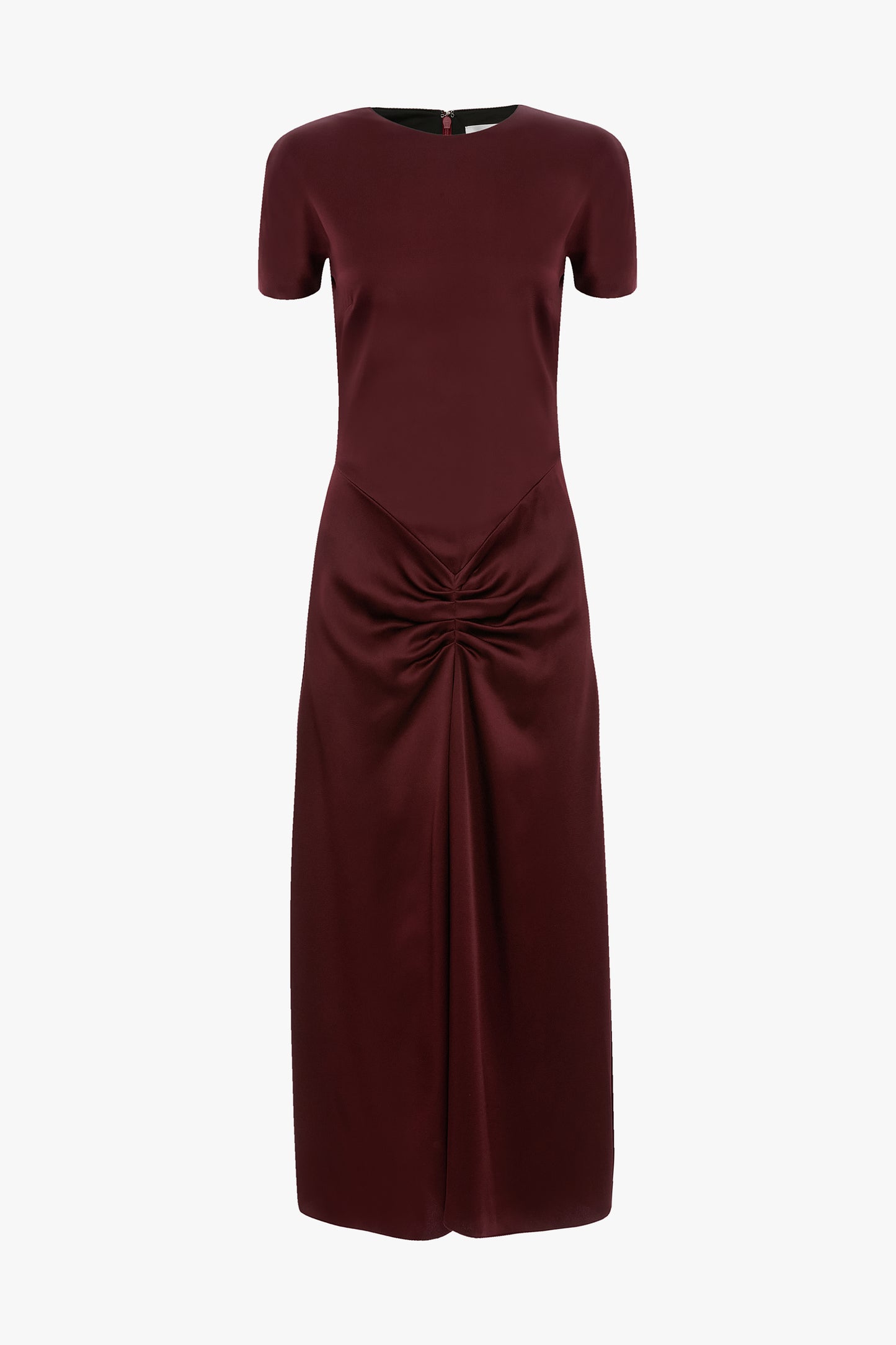 Blaire Midi Dress In Cinnabar Red