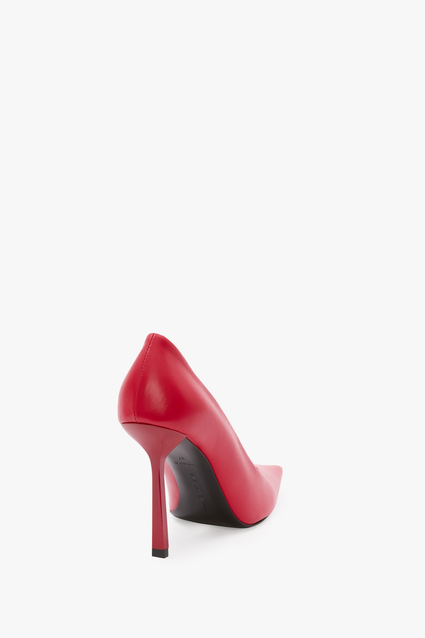 Victoria Stiletto Pump 100 In Red Leather