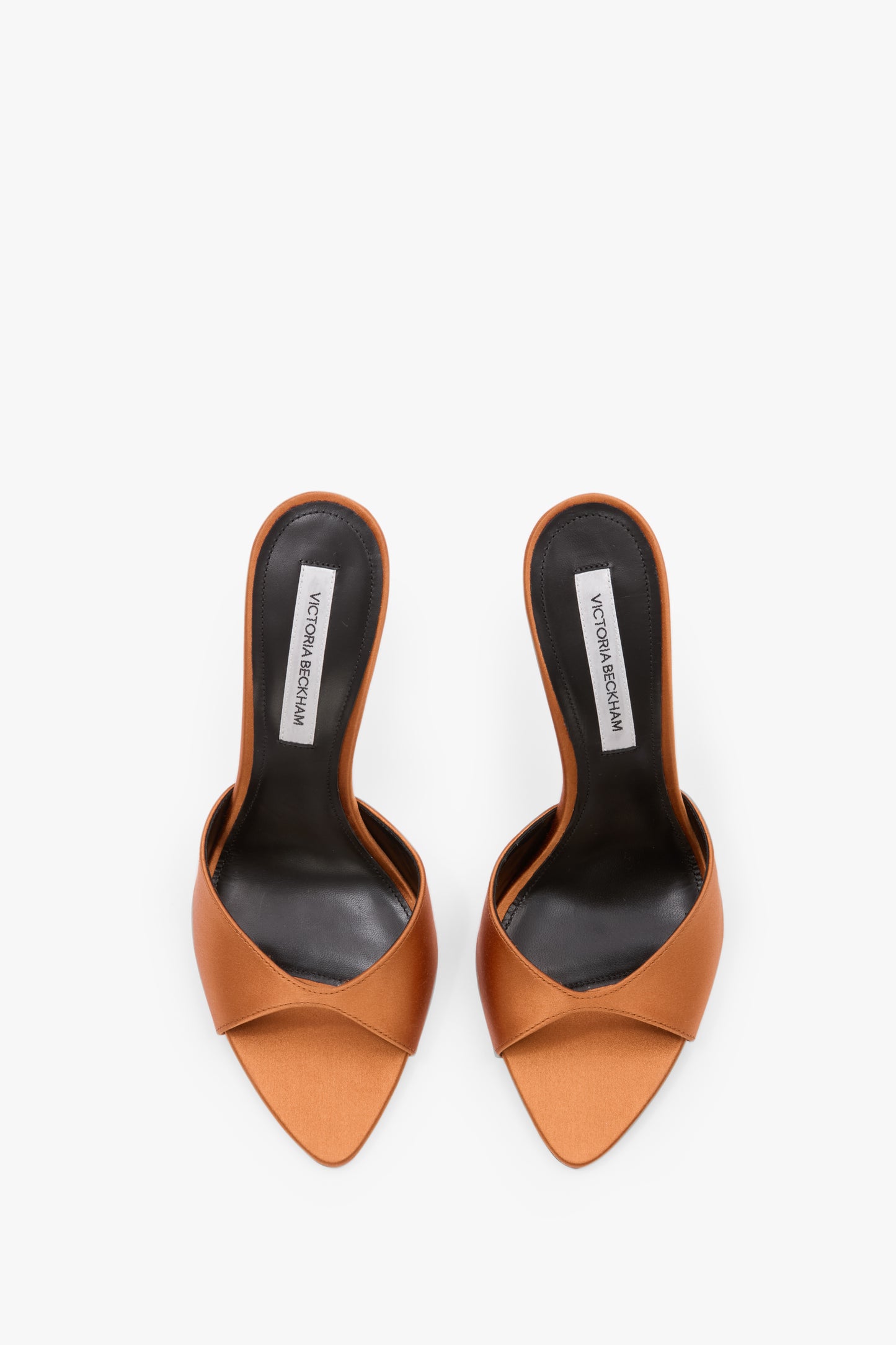 Harlow Mule In Bronze Satin