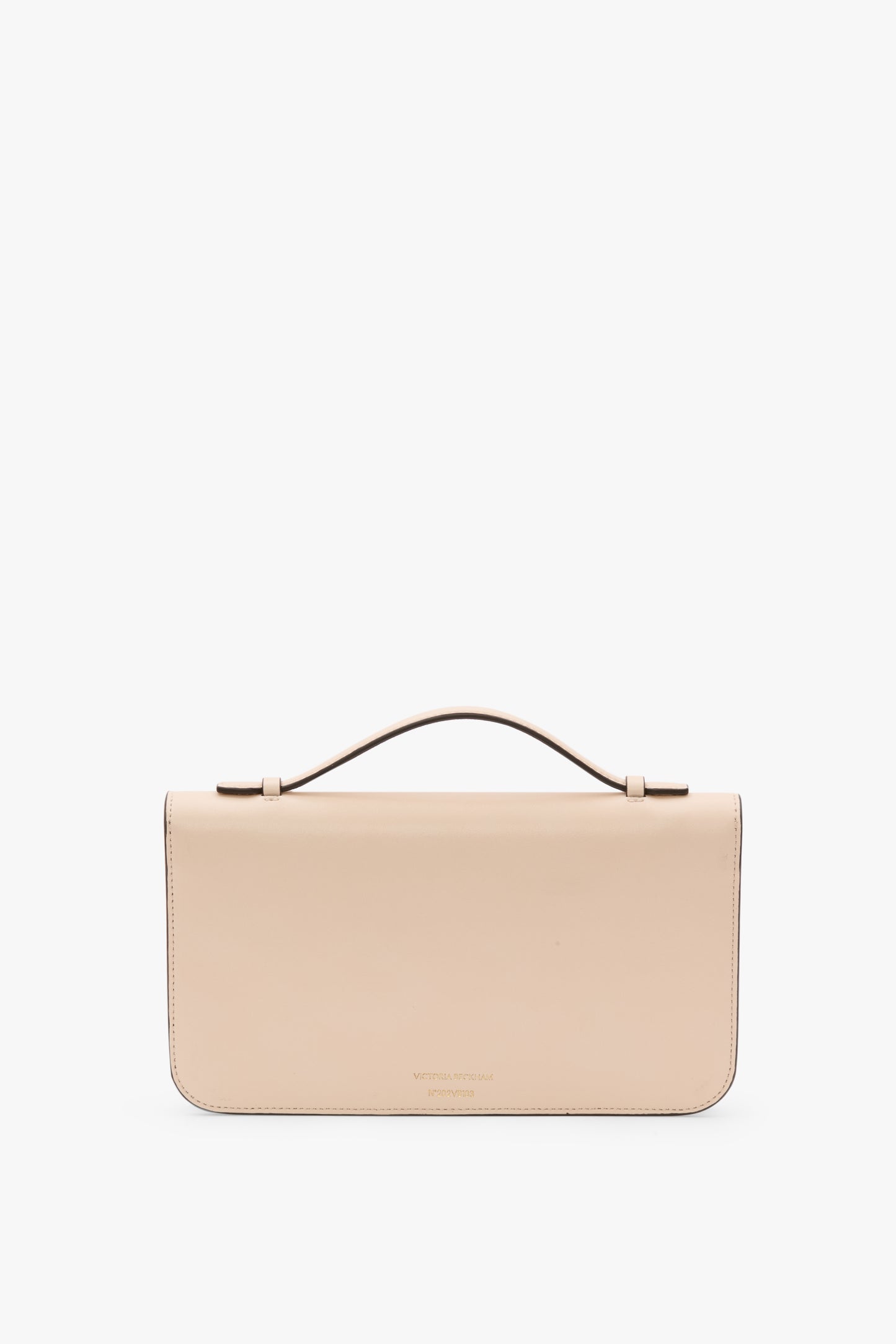 Dorian Pochette In Pale Rose Leather