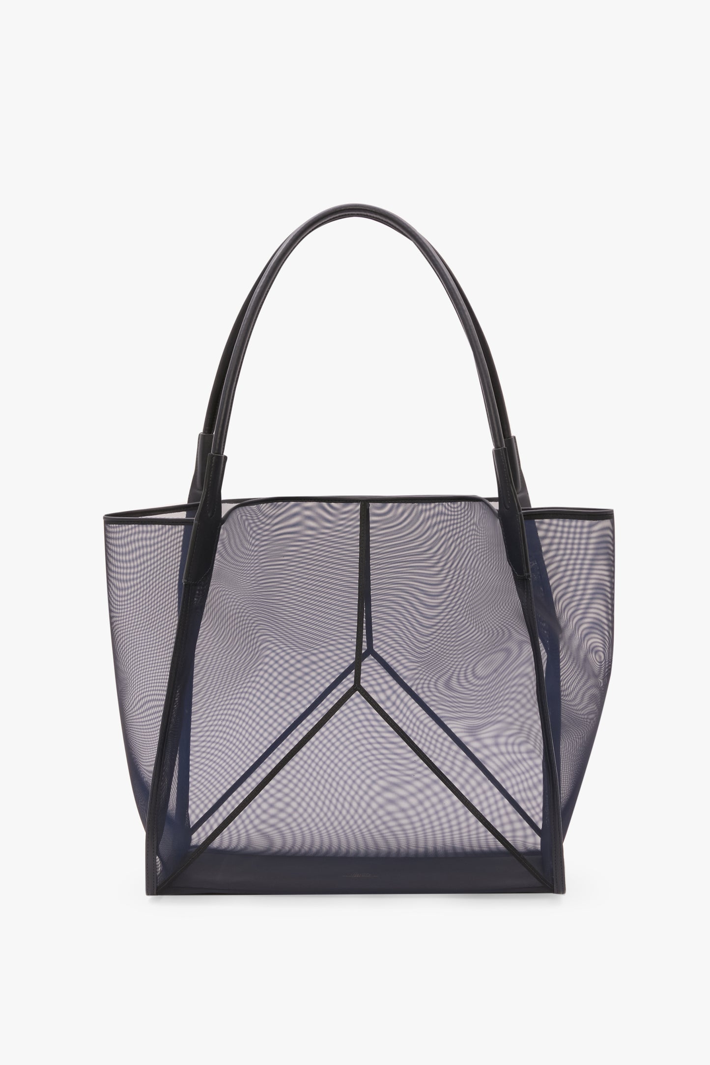 Victoria Tote Bag Large In Navy Mesh