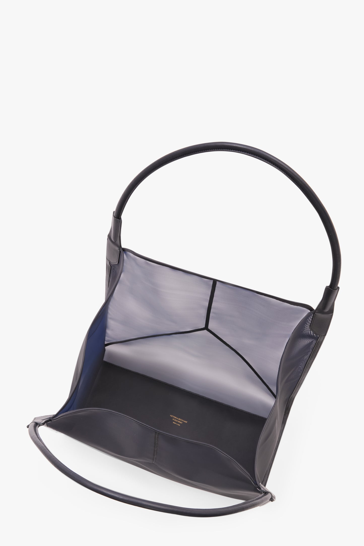 Victoria Tote Bag Large In Navy Mesh