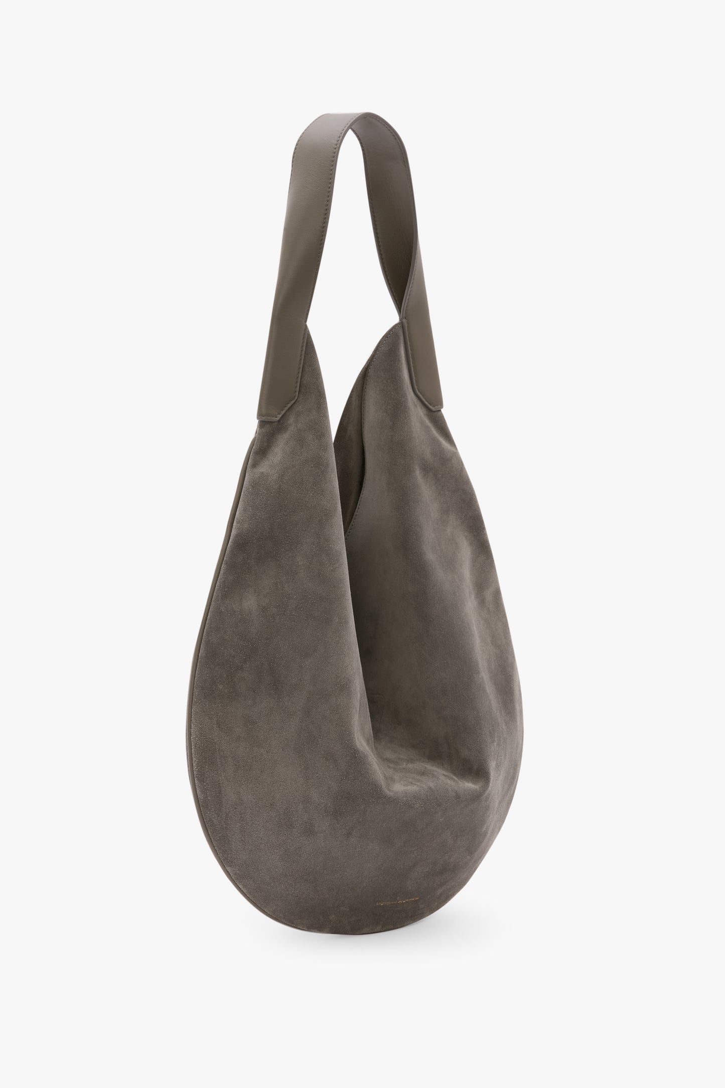 Soft Plié Hobo Bag In Pebble Grey Suede