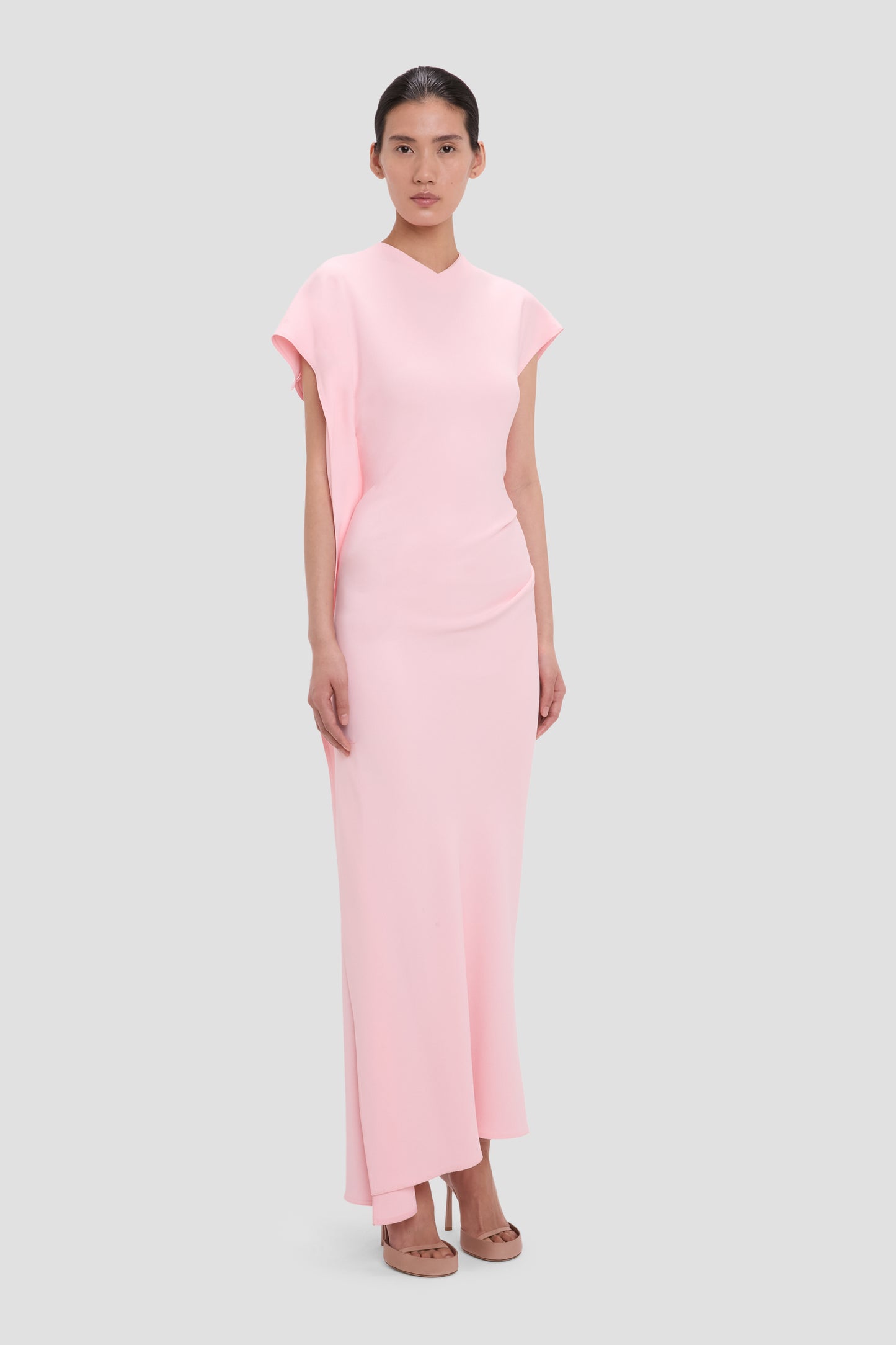 Victoria Midi Dress In Candy Floss