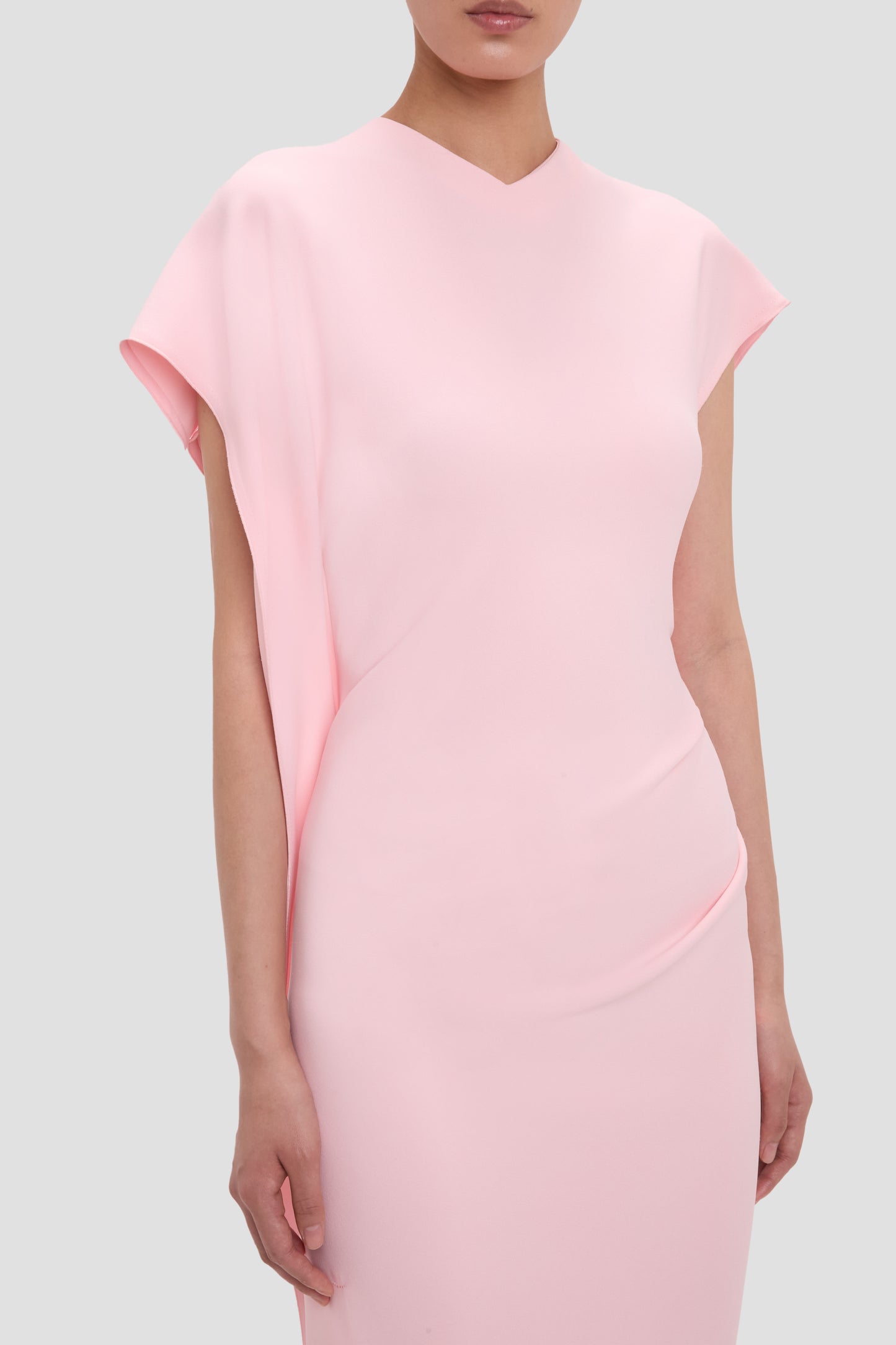 Victoria Midi Dress In Candy Floss