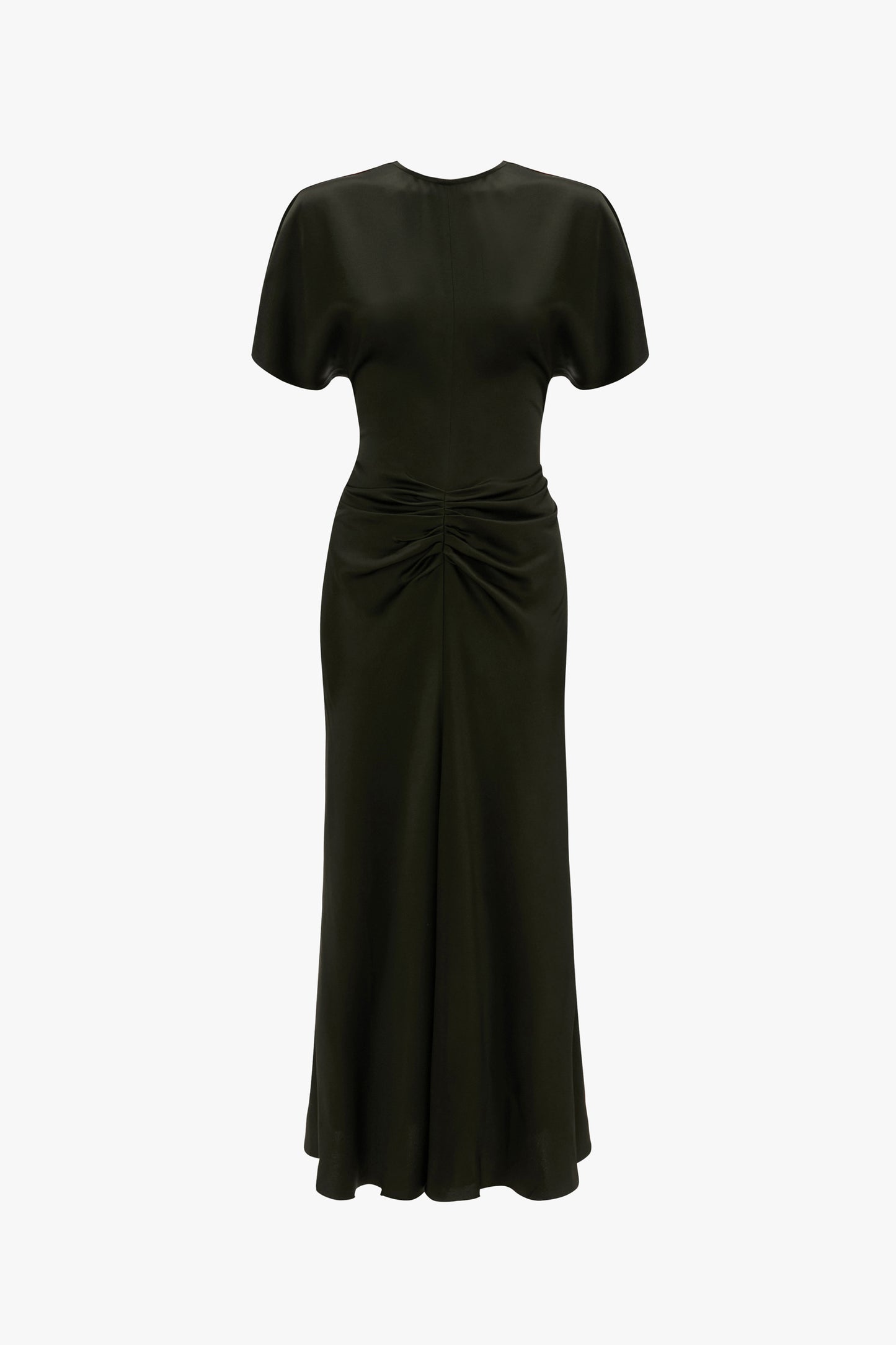 Bela Midi Dress In Dark Olive