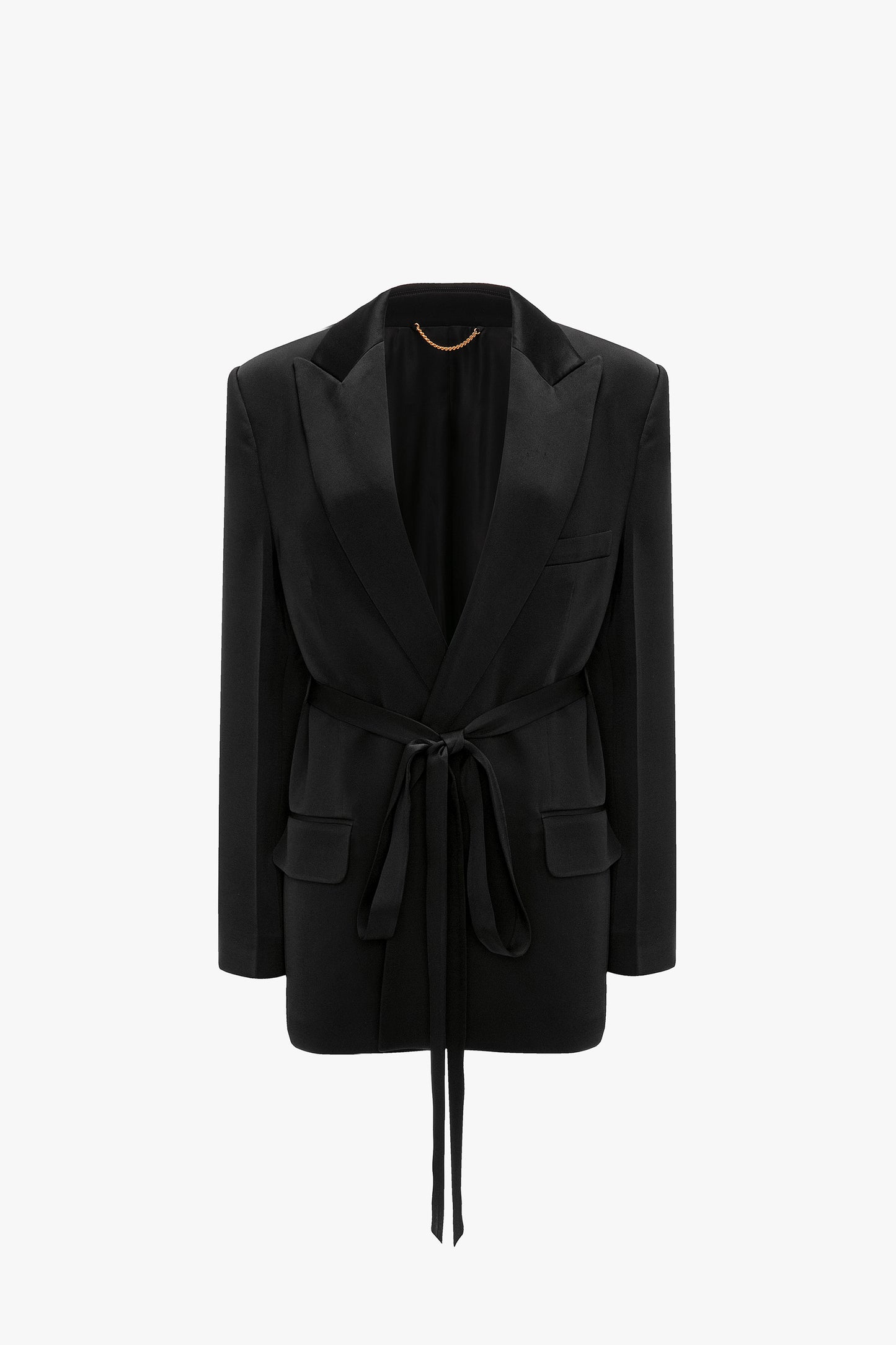Belted Jacket In Black