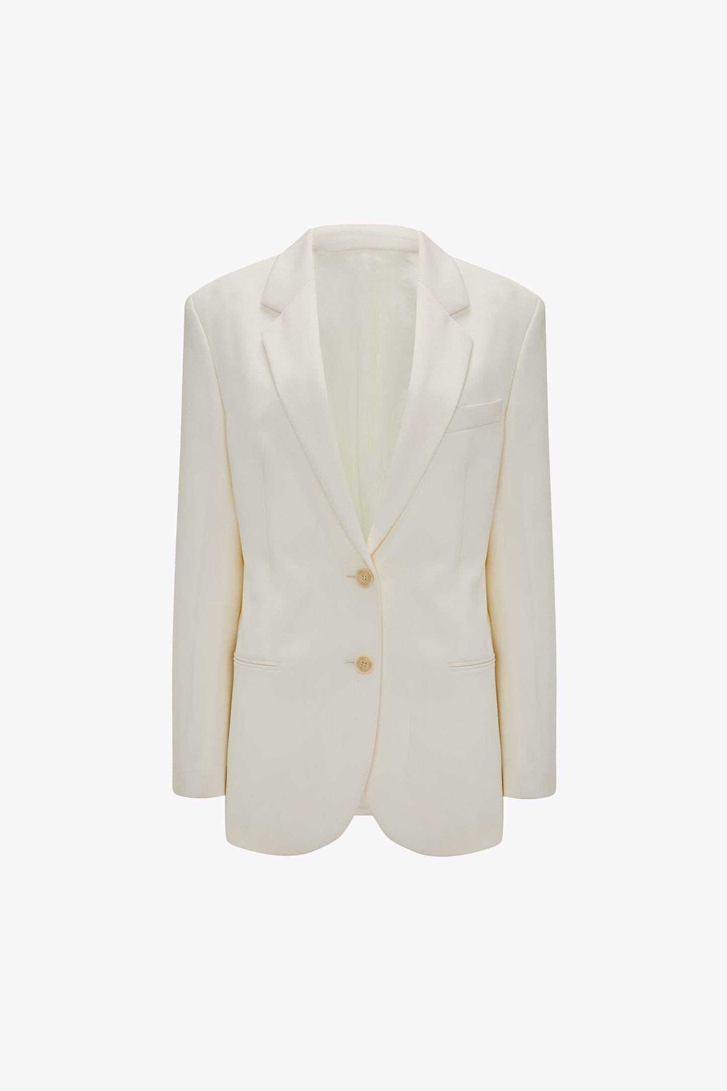Classic Tailored Jacket In Ivory
