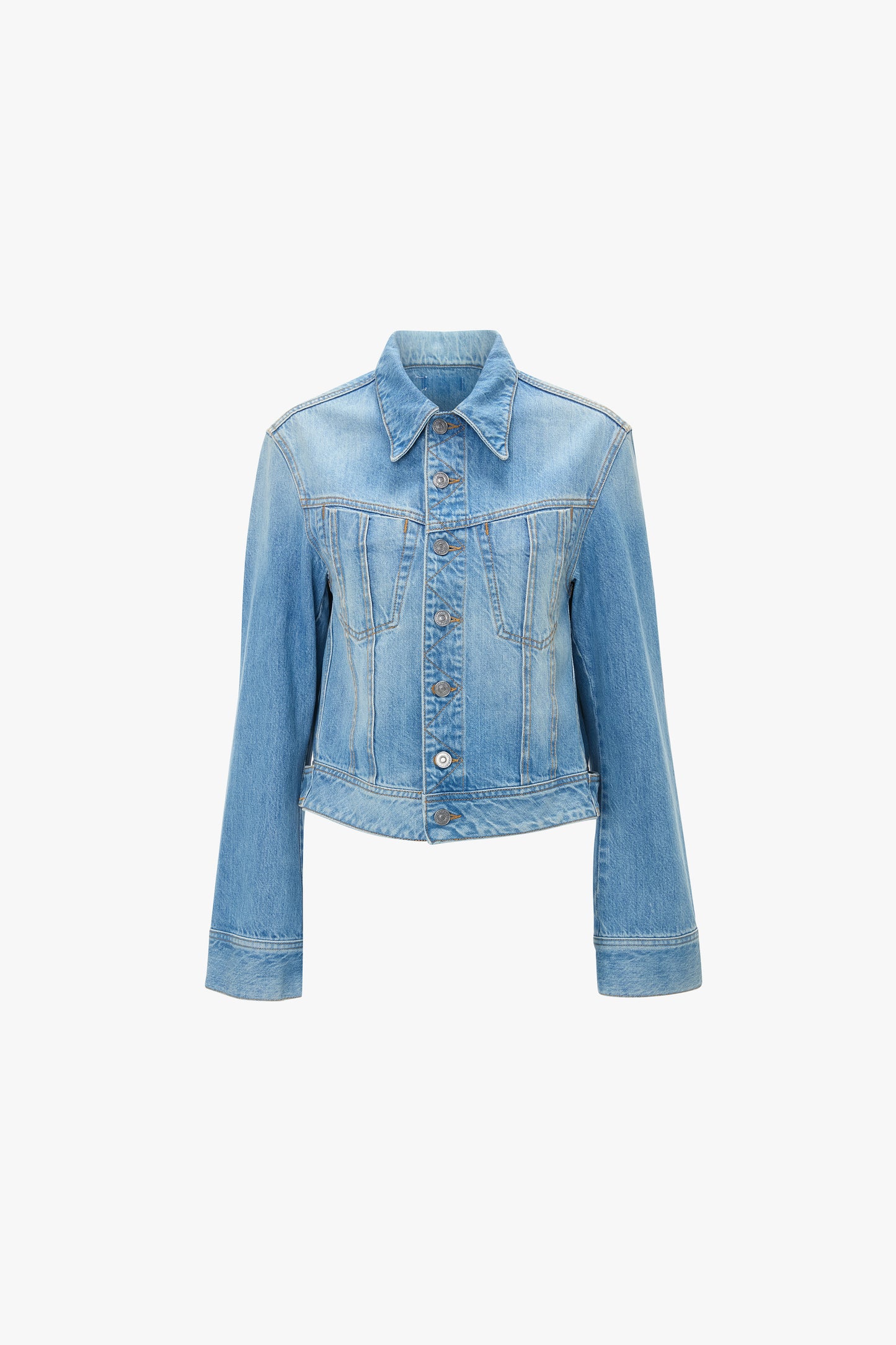Denim Jacket In Light Blue Wash