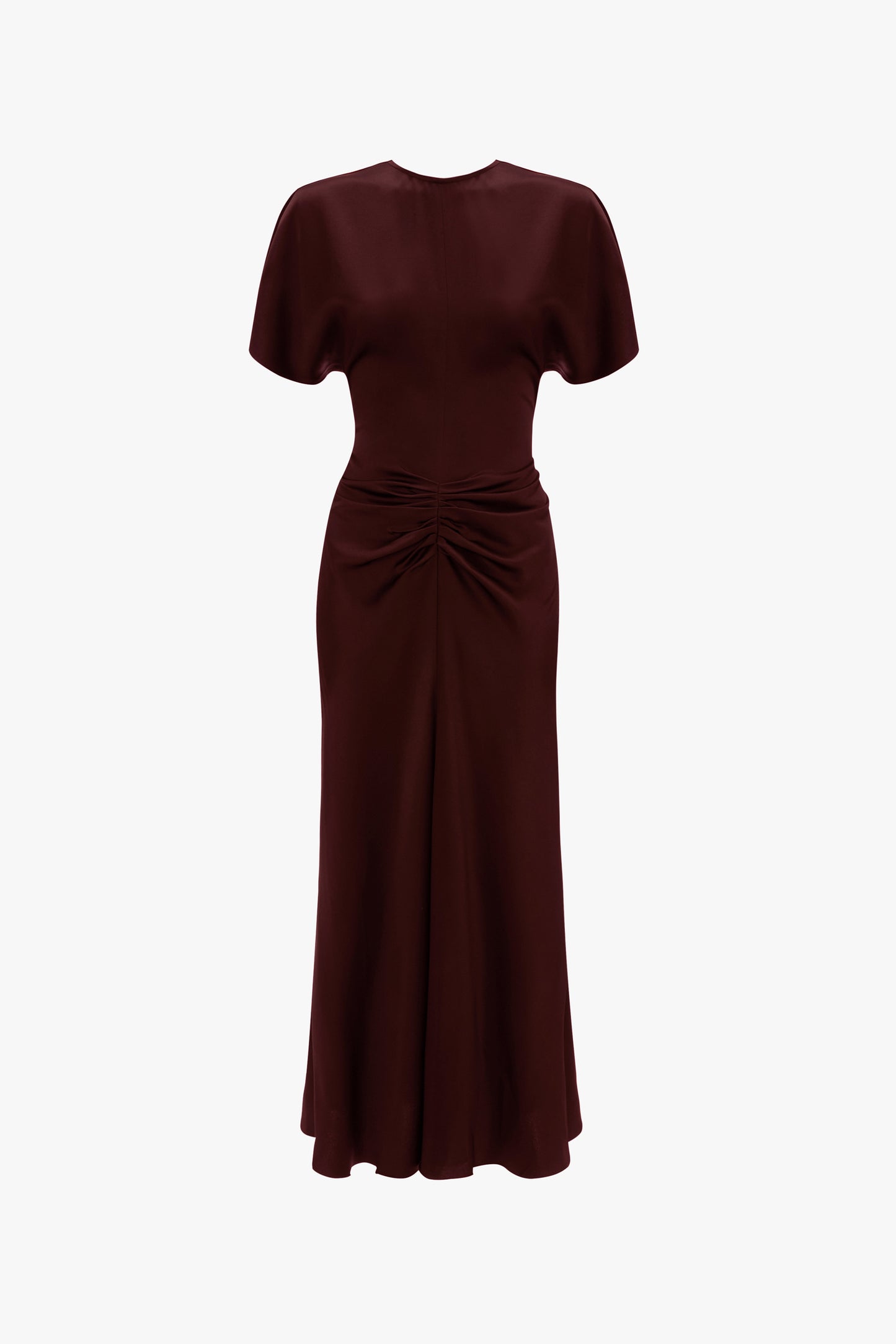 Bela Midi Dress In Merlot