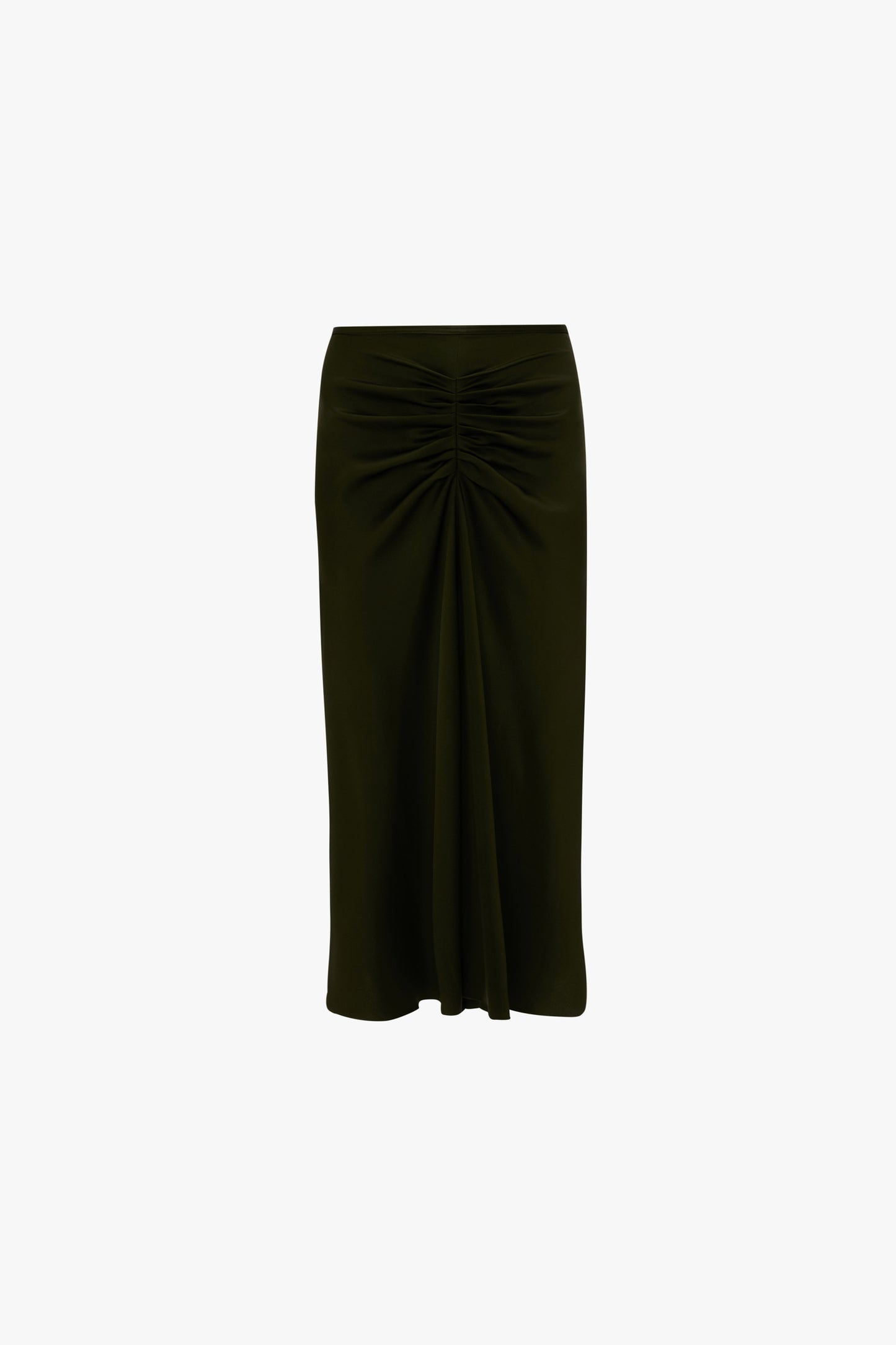 Bela Midi Skirt In Dark Olive