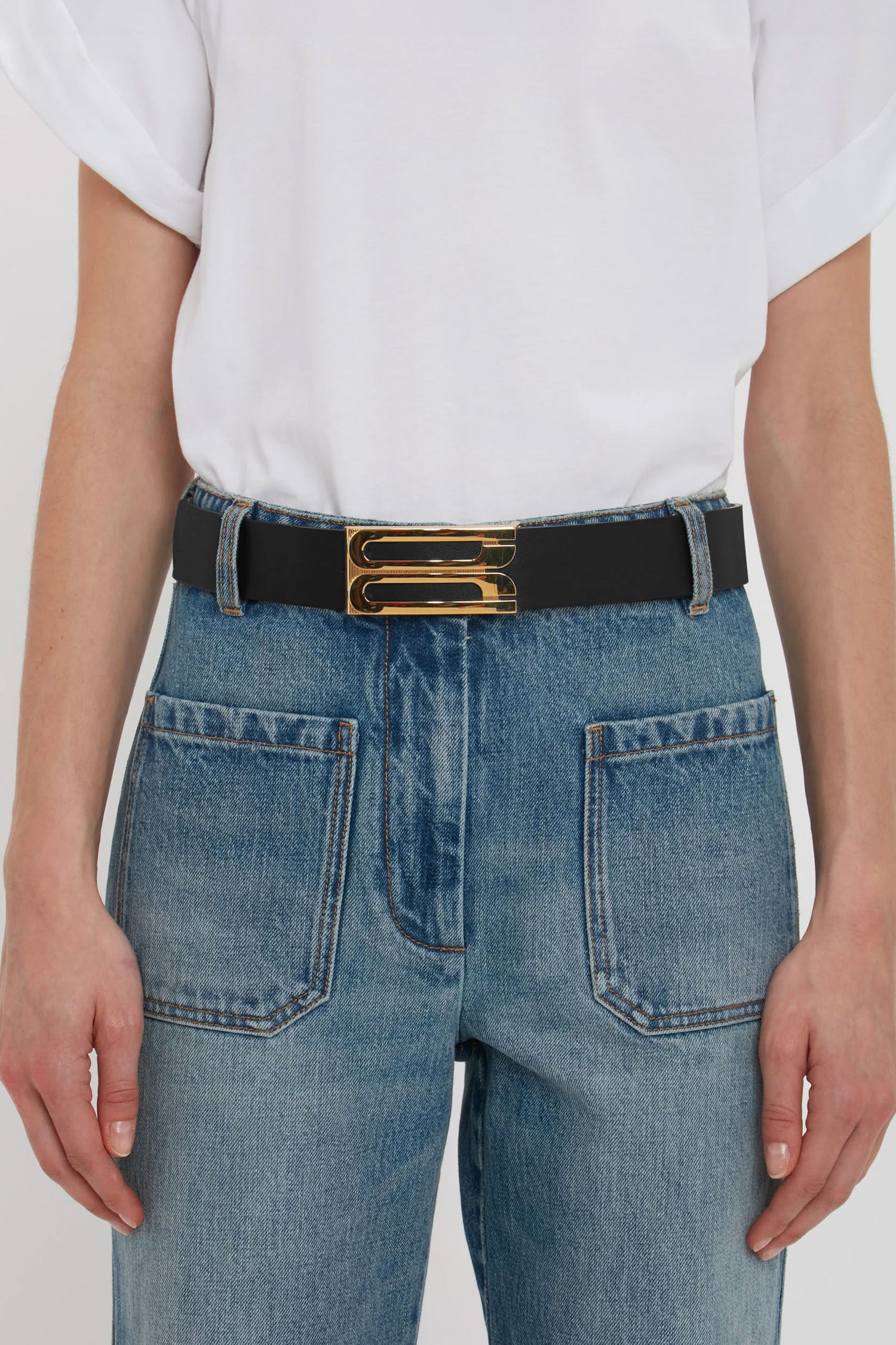 Jumbo Dorian Belt In Black Leather