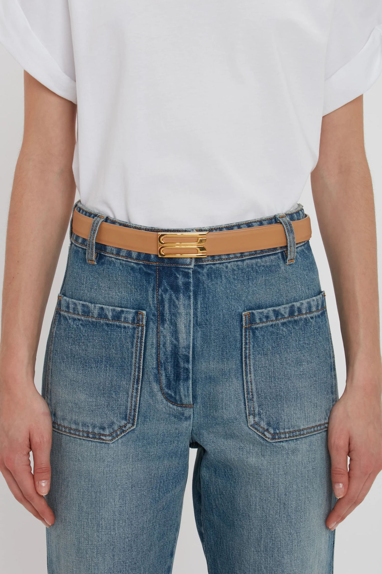 Dorian Belt In Camel Leather