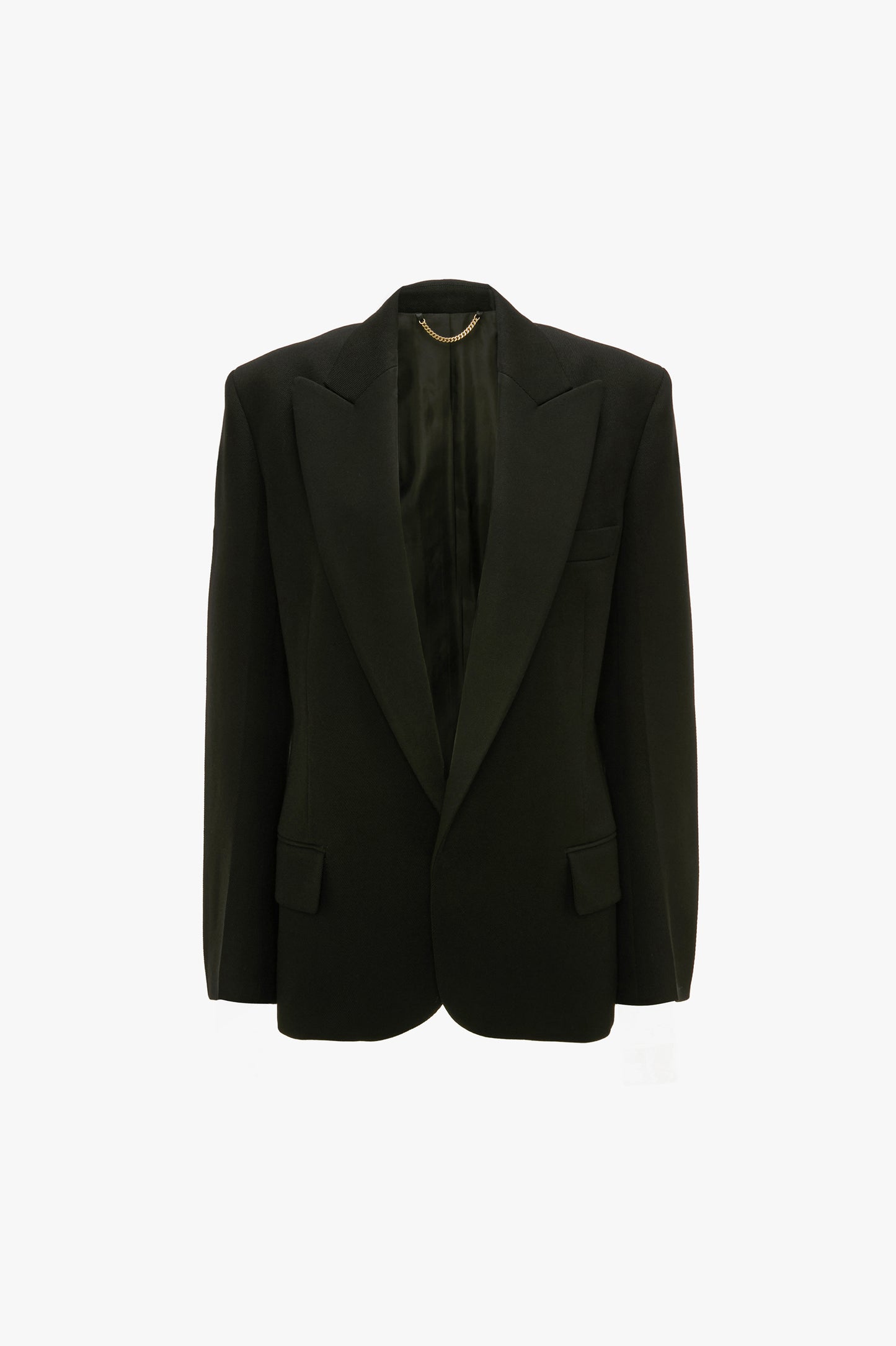 Sculptural Sleeve Jacket In Black