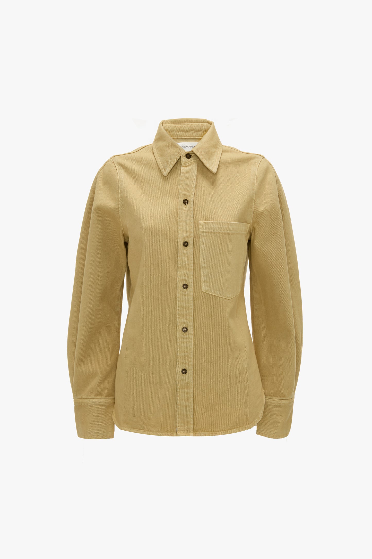 Slim Shirt In Butter Yellow
