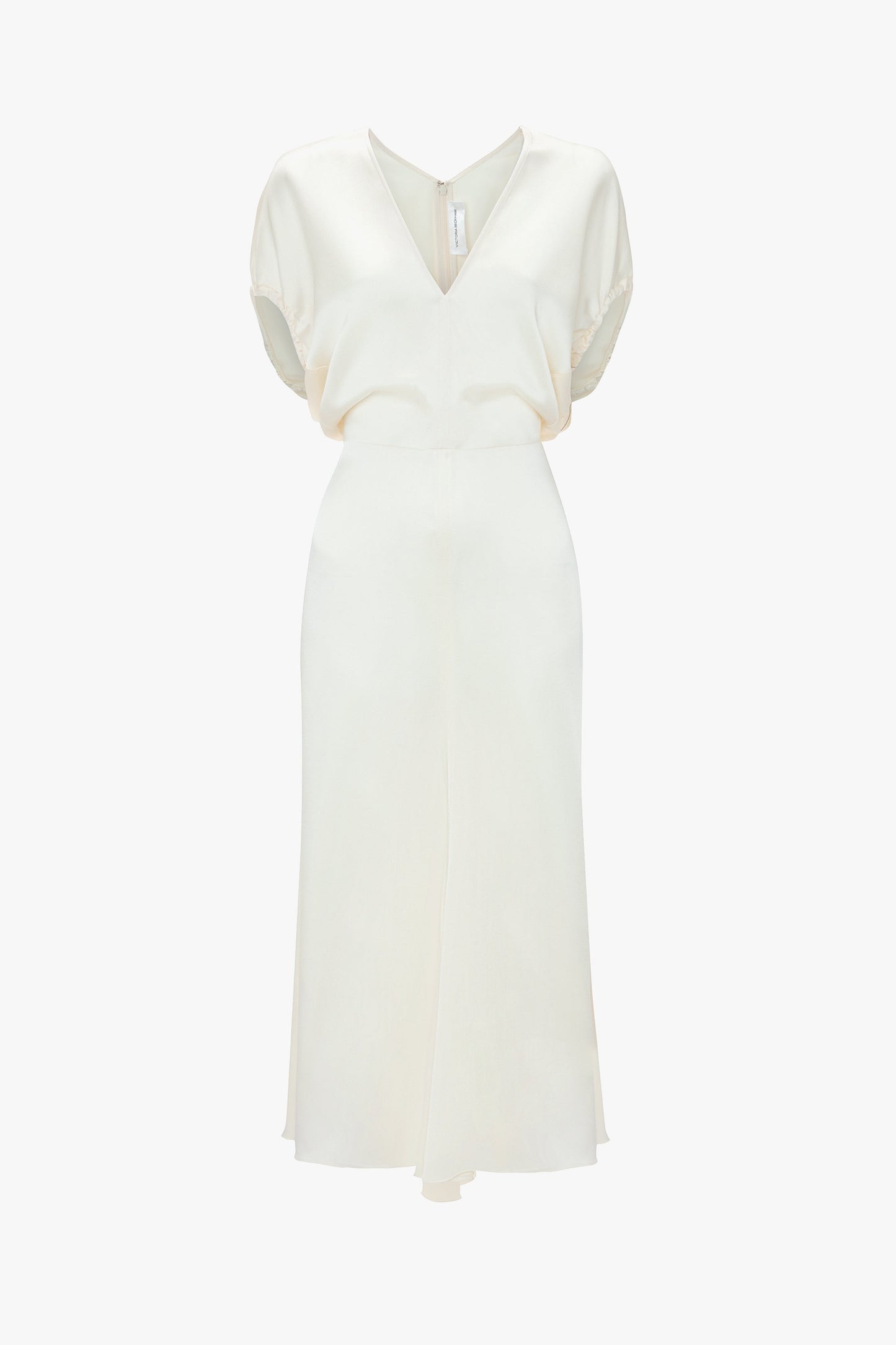 Edith Midi Dress In Ivory