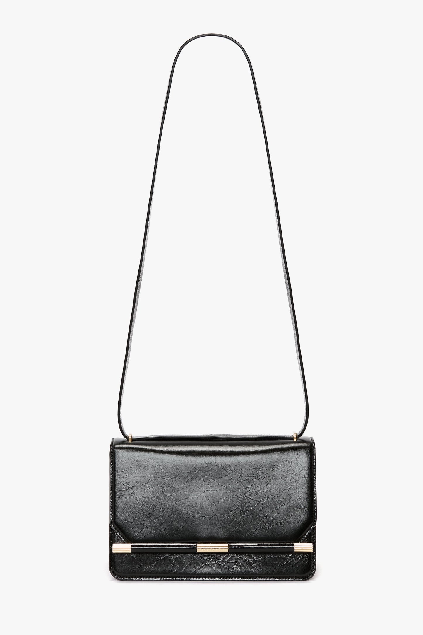 202 Crossbody Bag In Black Leather