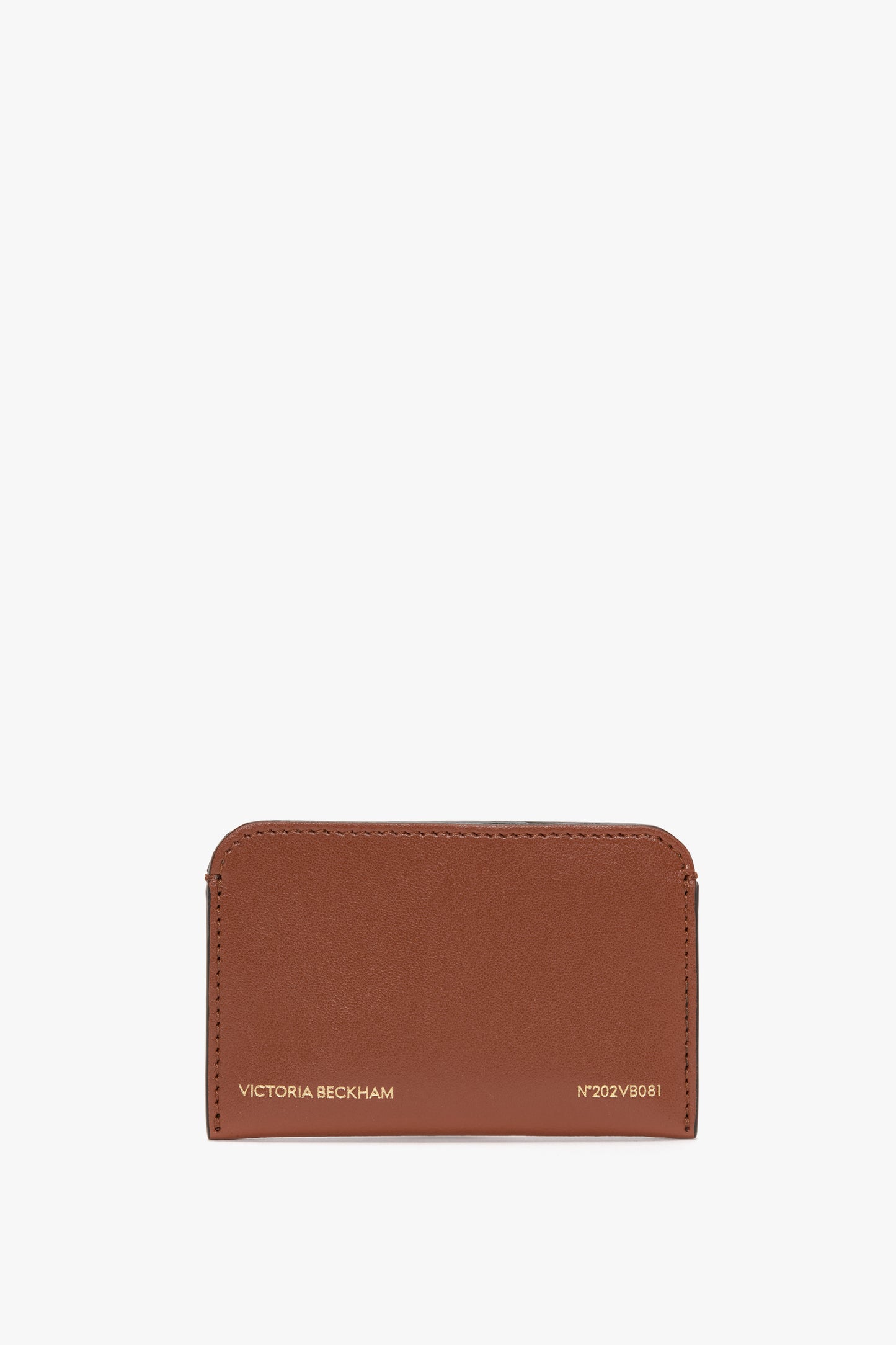 Envelope Card Holder In Tan Leather