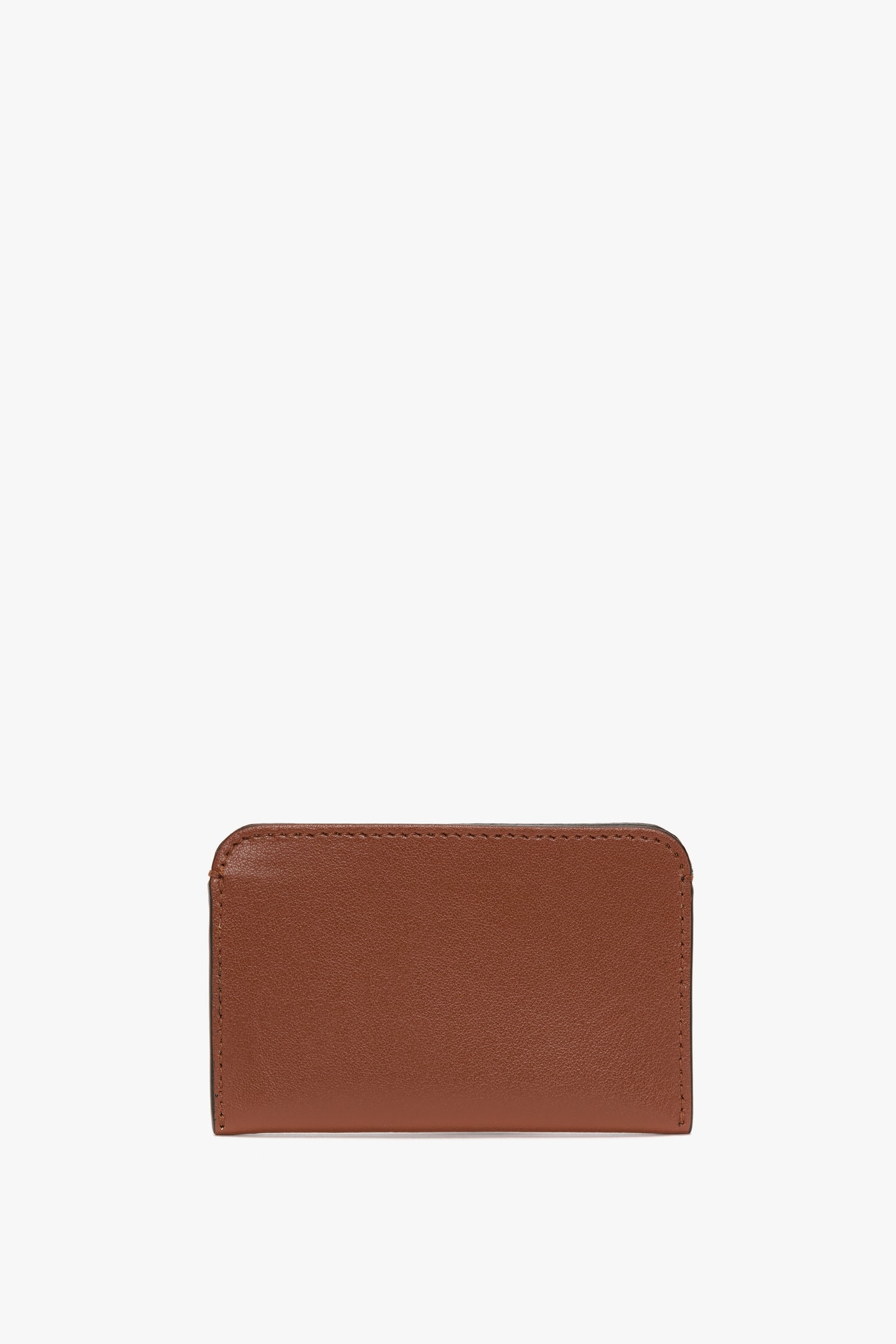 Envelope Card Holder In Tan Leather