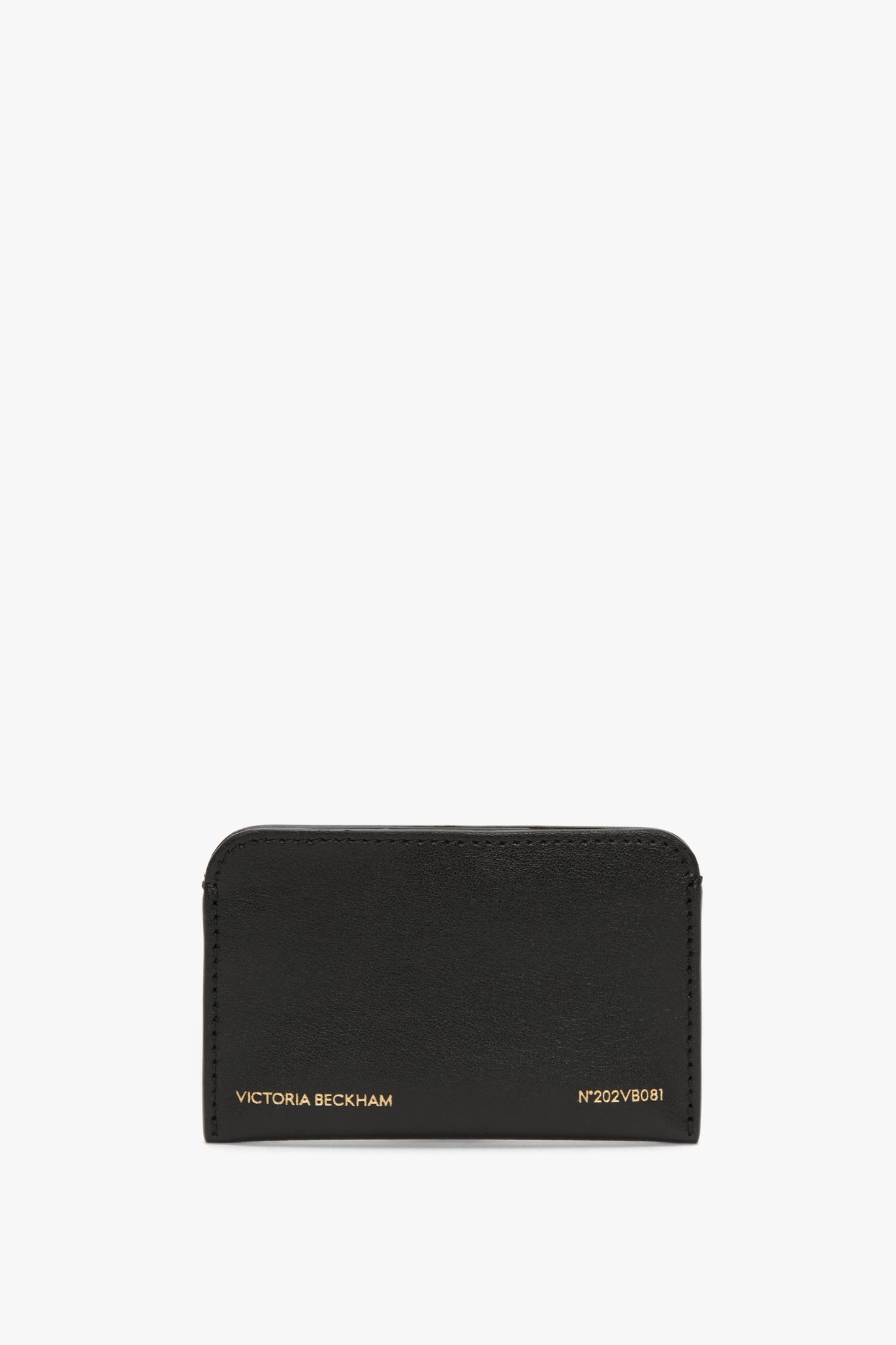 Envelope Card Holder In Black Leather