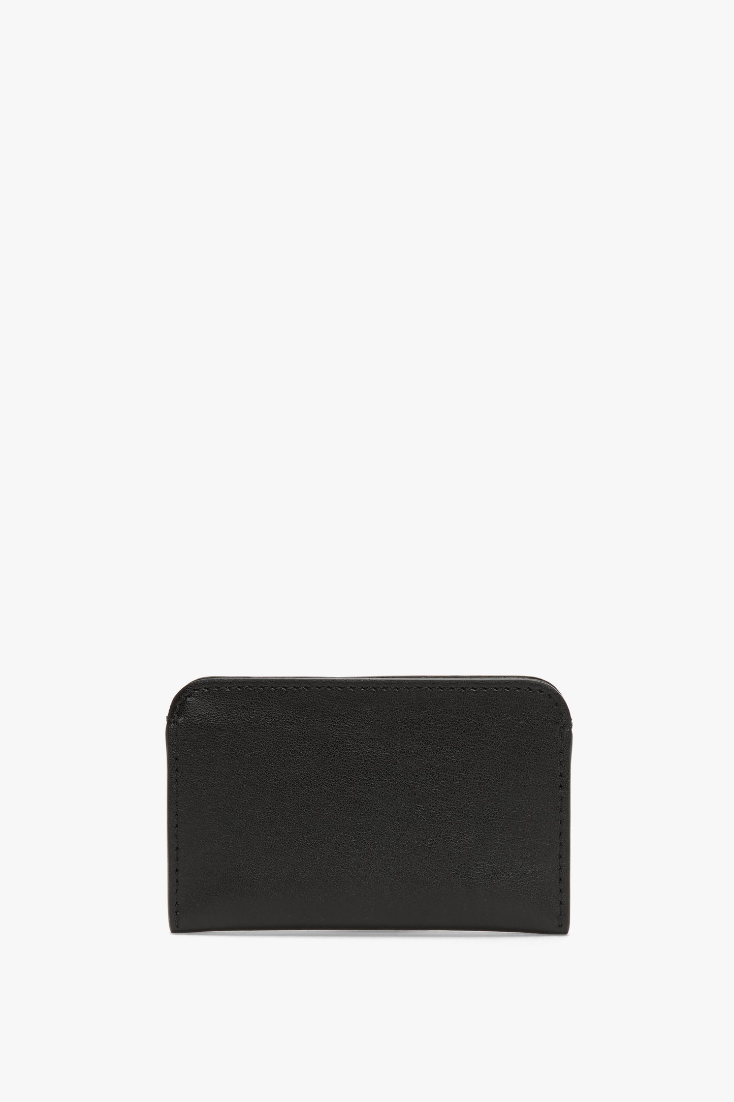 Envelope Card Holder In Black Leather