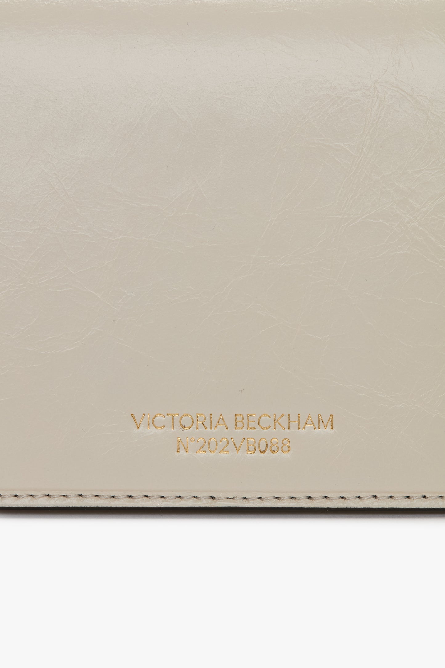 202 Clutch Bag In Ivory Leather