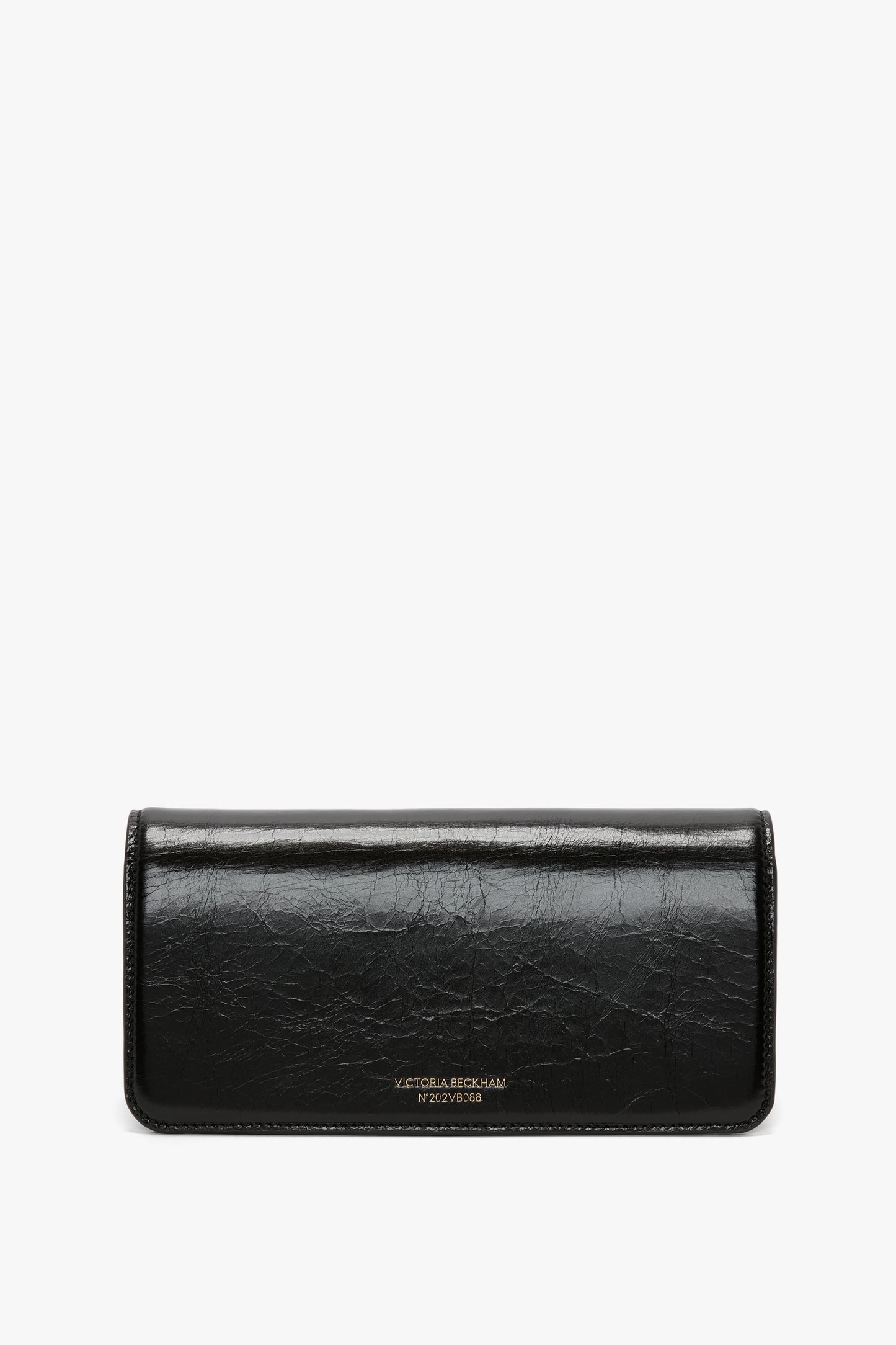 202 Clutch Bag In Black Leather