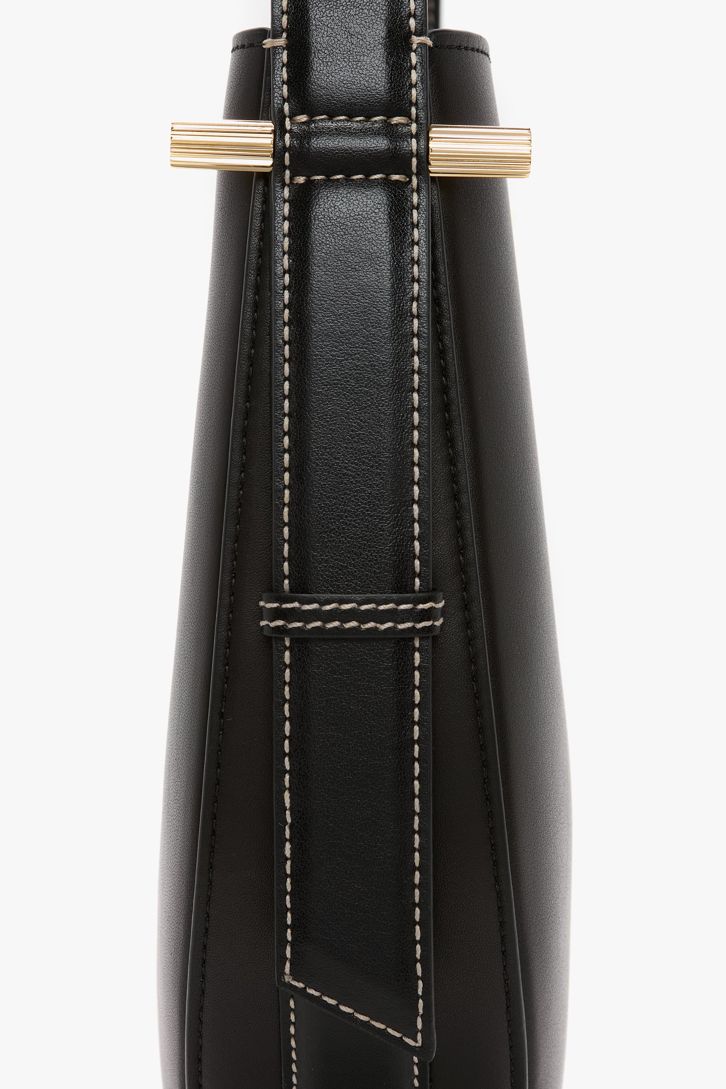 Medium Dia Hobo Bag In Black Leather