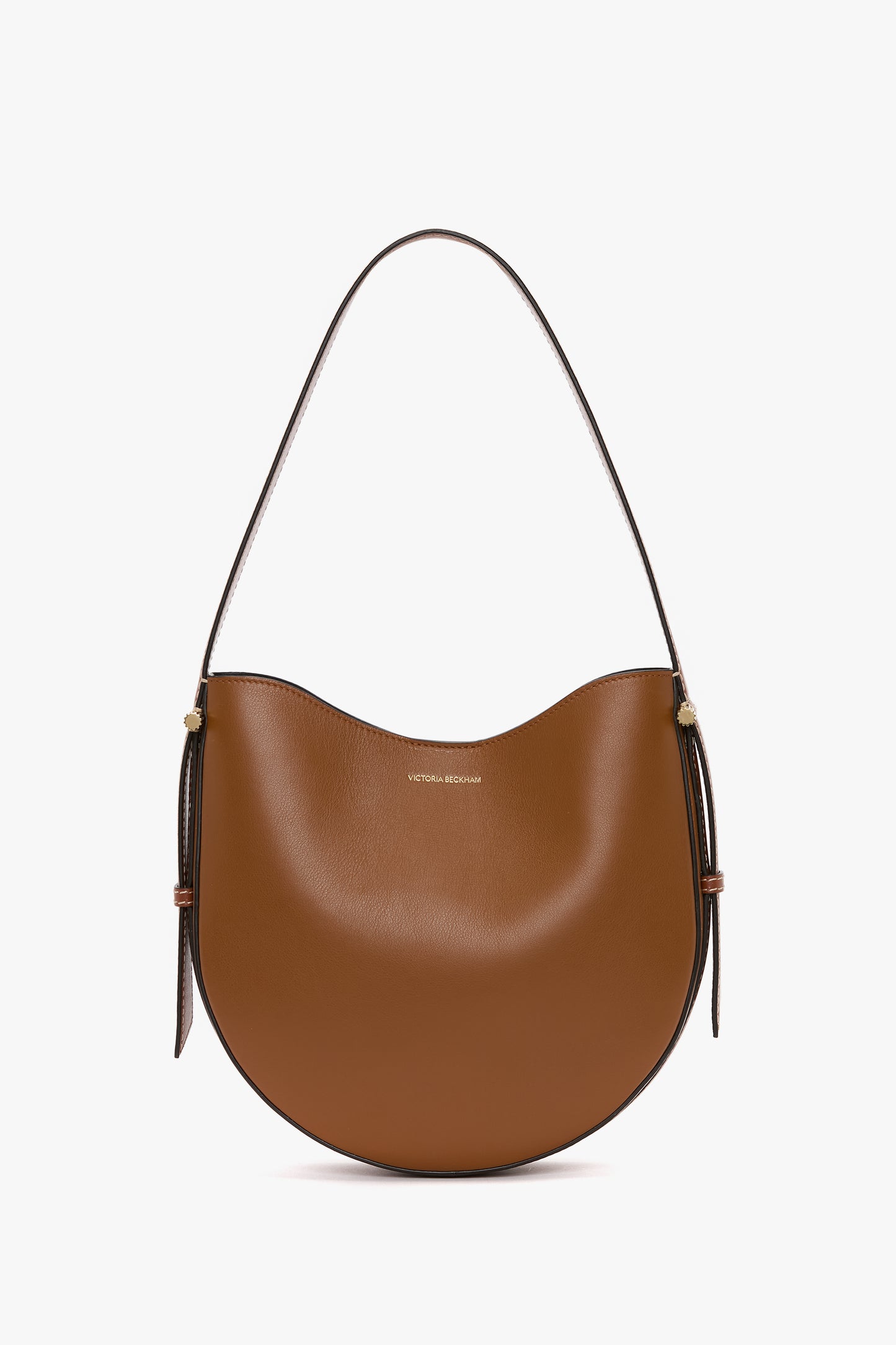 Medium Dia Hobo Bag In Tan Leather