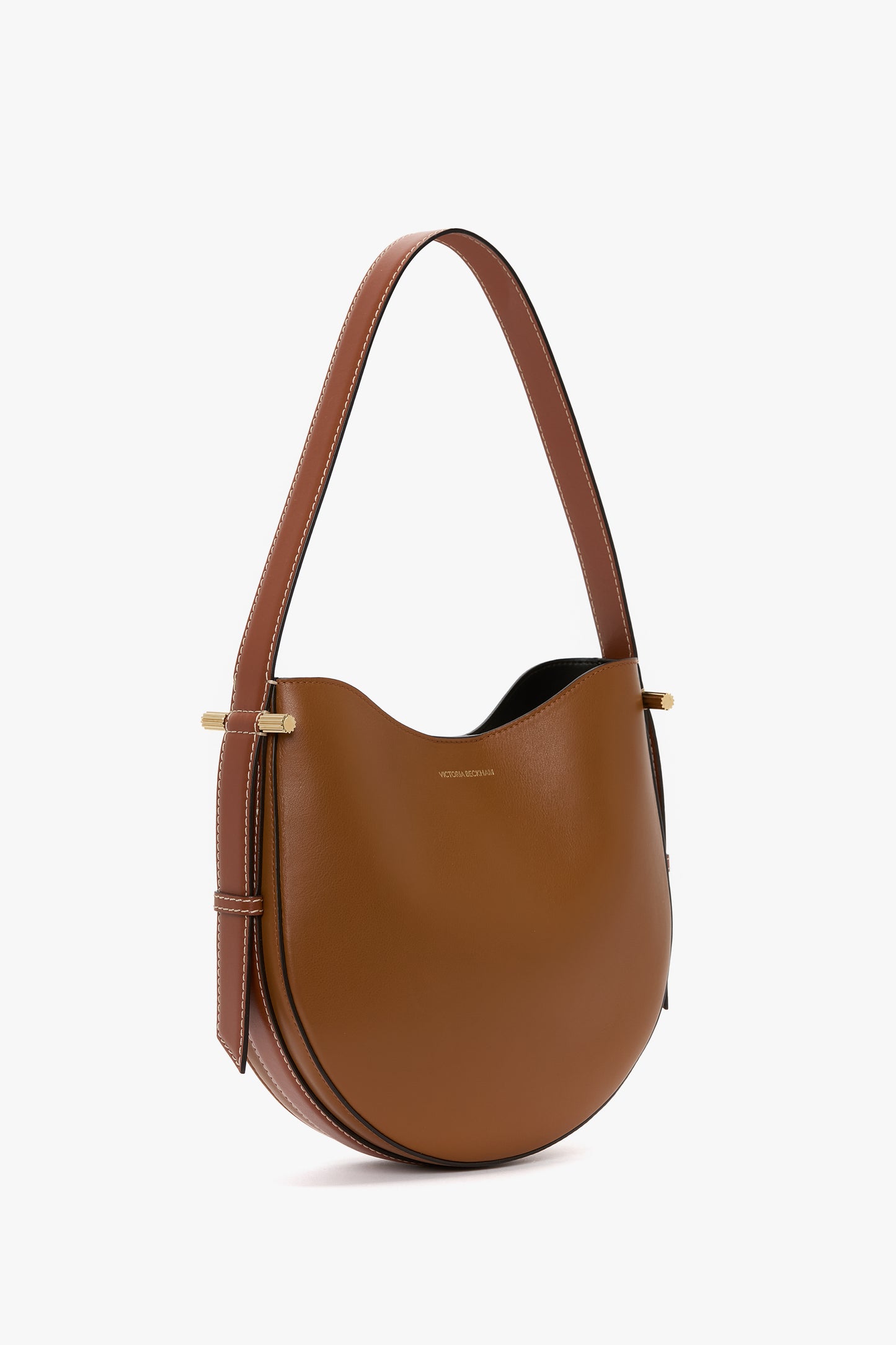 Medium Dia Hobo Bag In Tan Leather