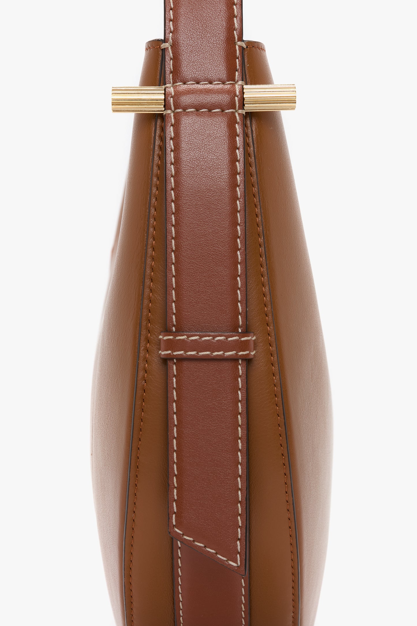Medium Dia Hobo Bag In Tan Leather