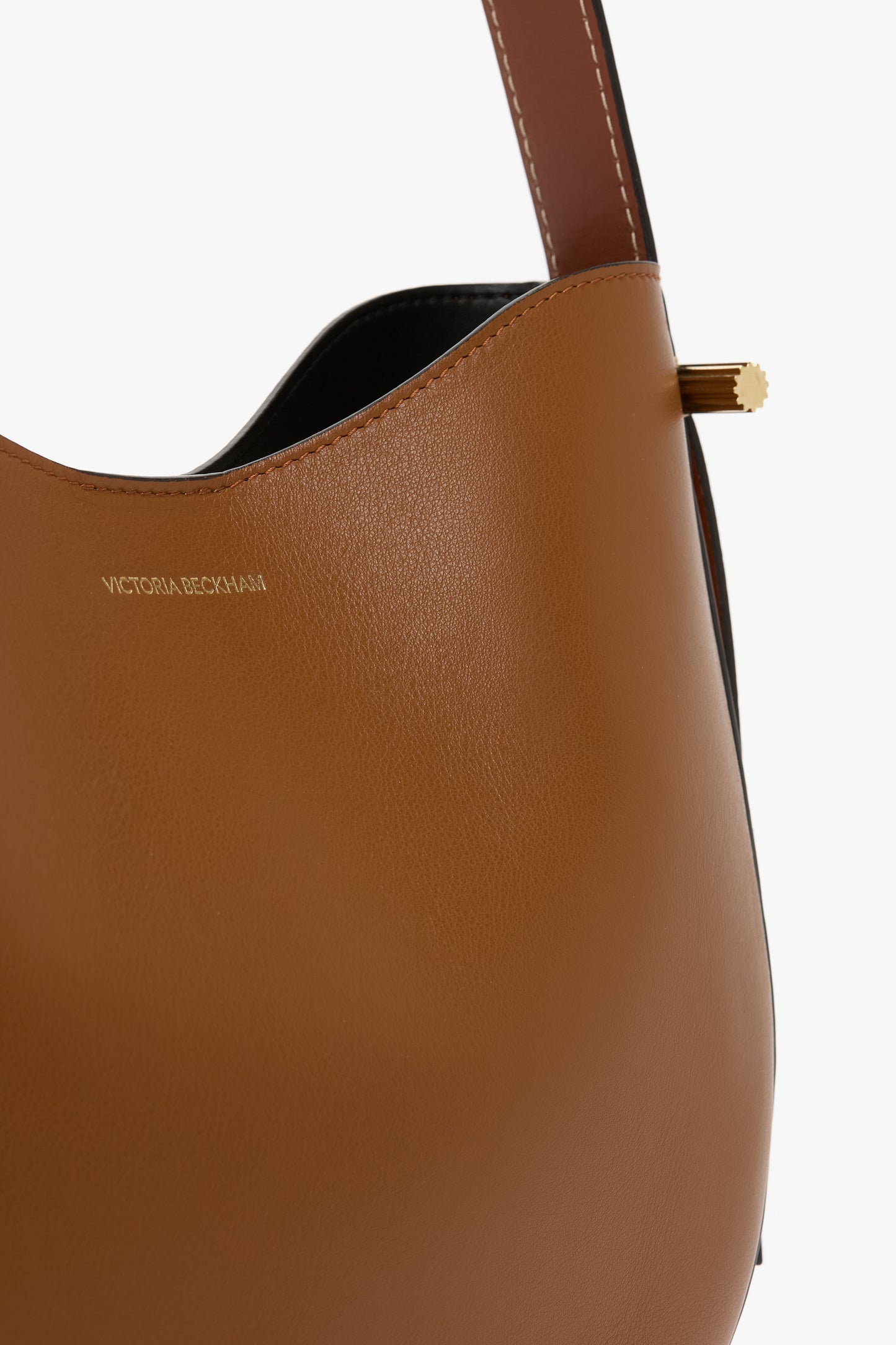 Medium Dia Hobo Bag In Tan Leather