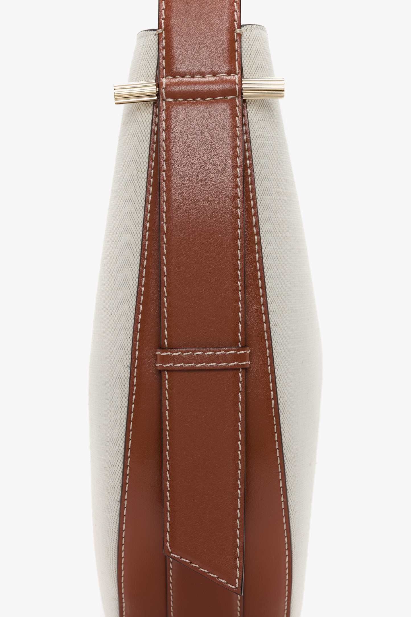 Dia Hobo Bag In Ivory Canvas