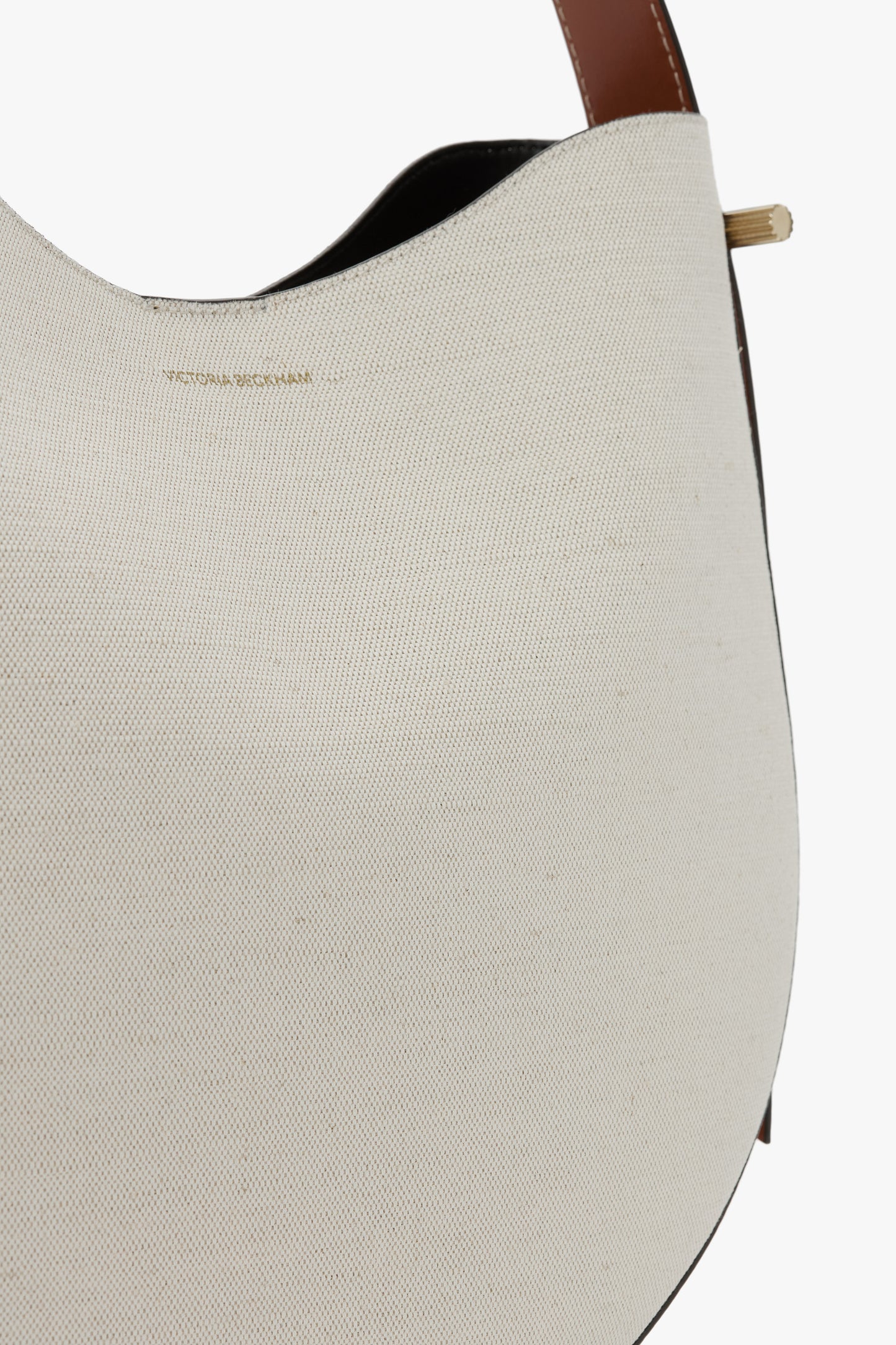 Dia Hobo Bag In Ivory Canvas