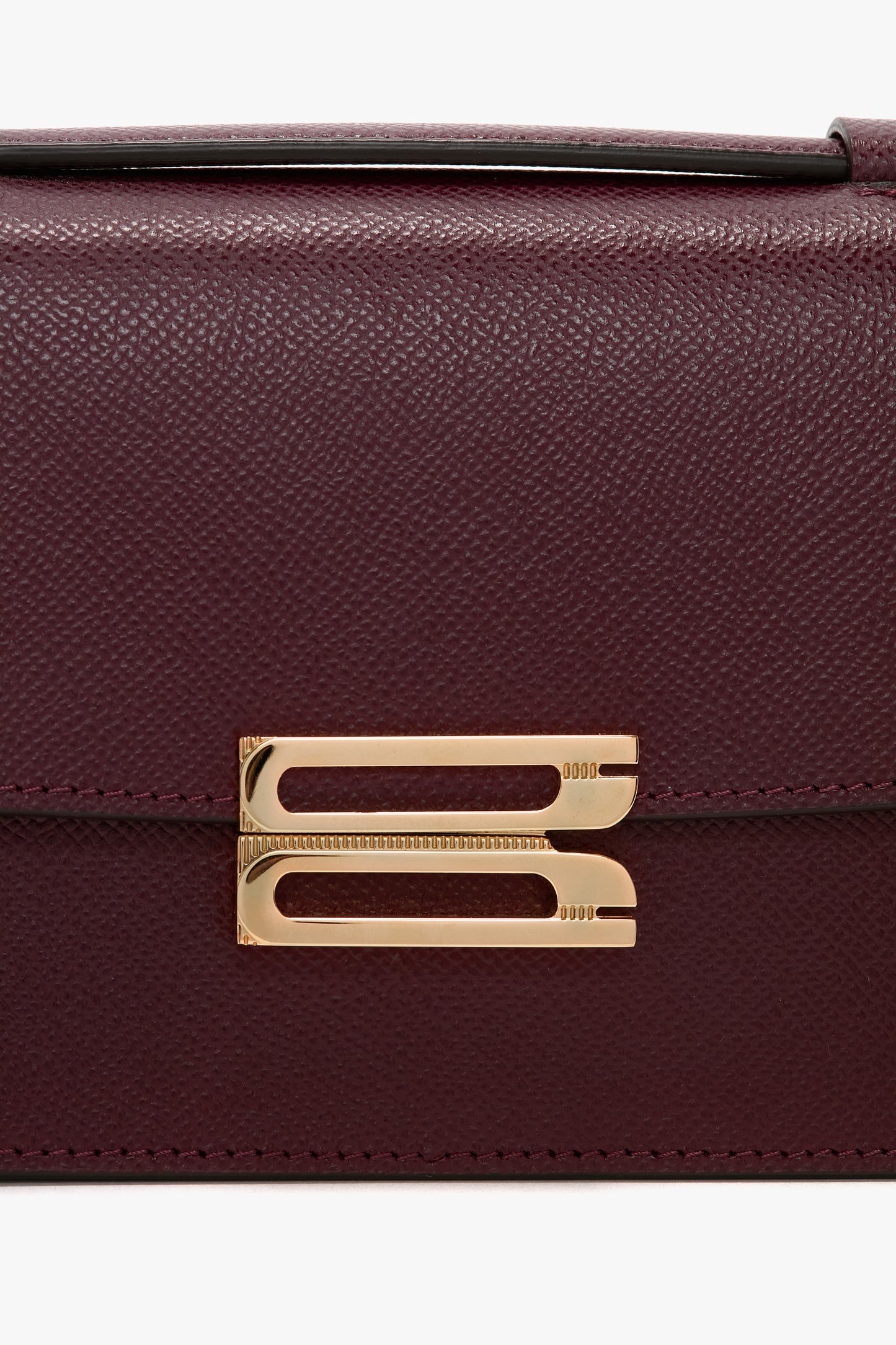 Mini Dorian Bag In Burgundy Leather