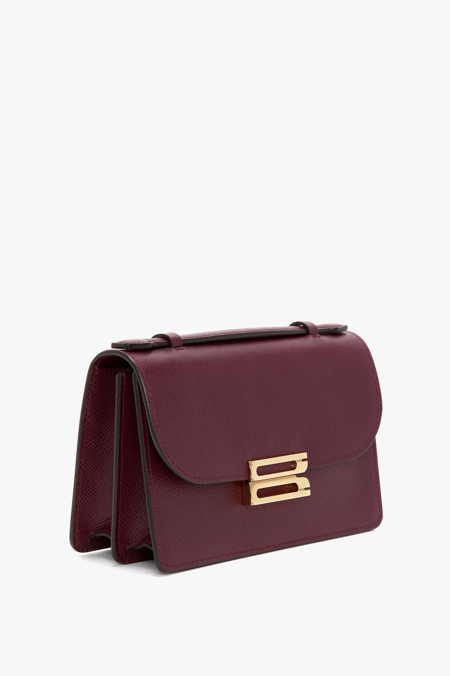Mini Dorian Bag In Burgundy Leather