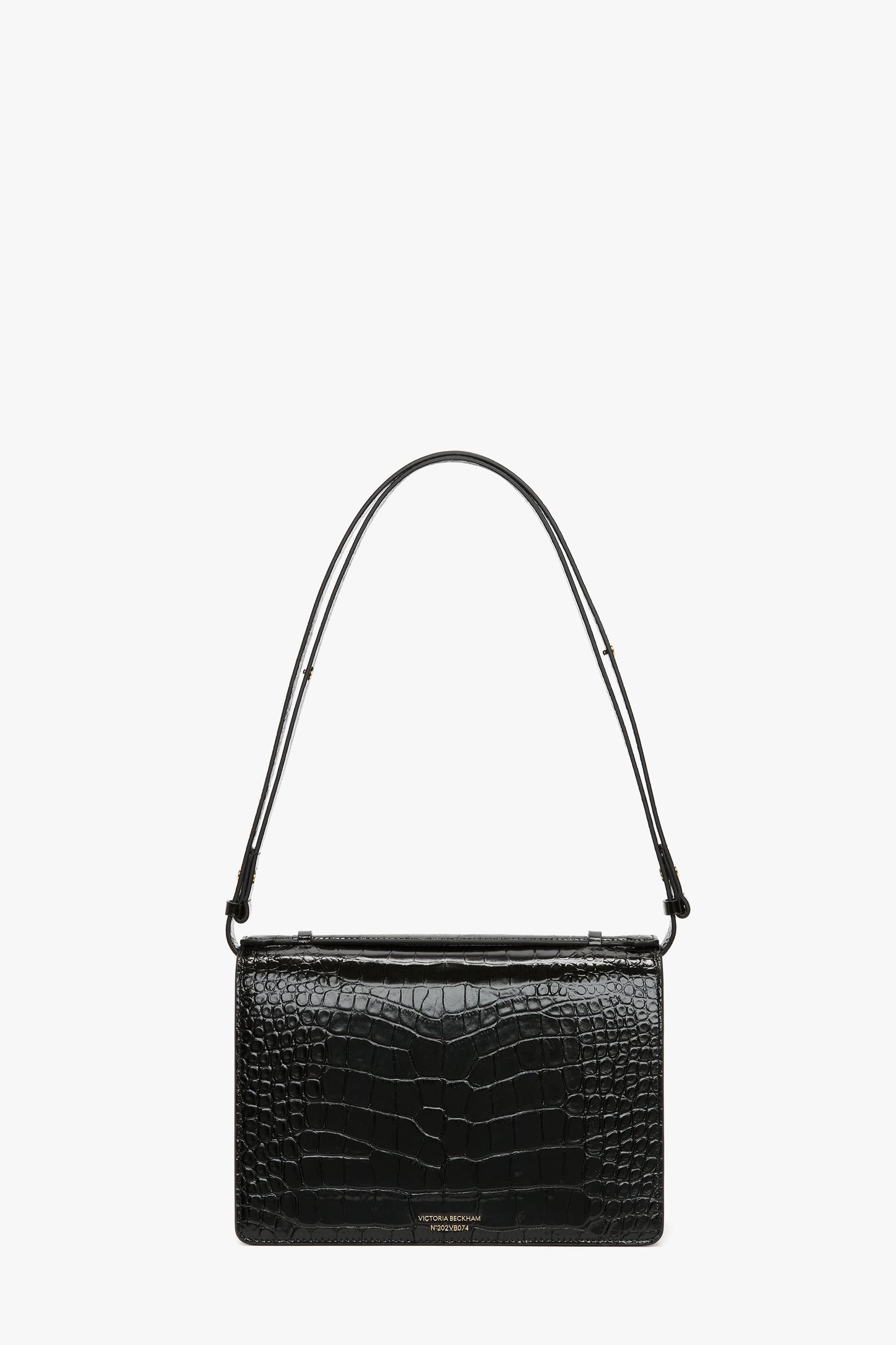 Dorian Bag In Embossed Black Leather