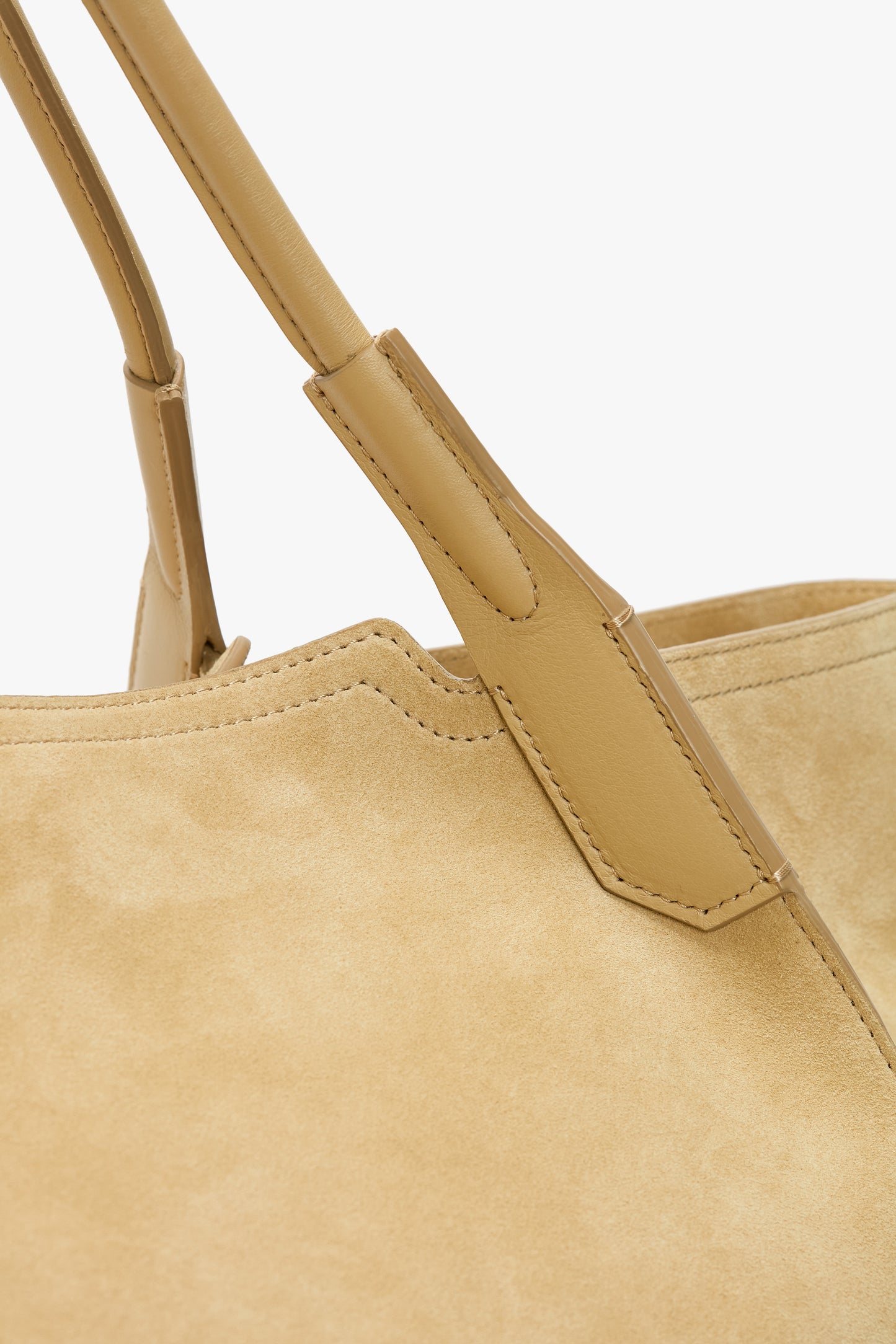 Victoria Travel Tote Bag In Sand Suede