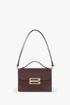 Dorian Bag In Burgundy Grained Leather