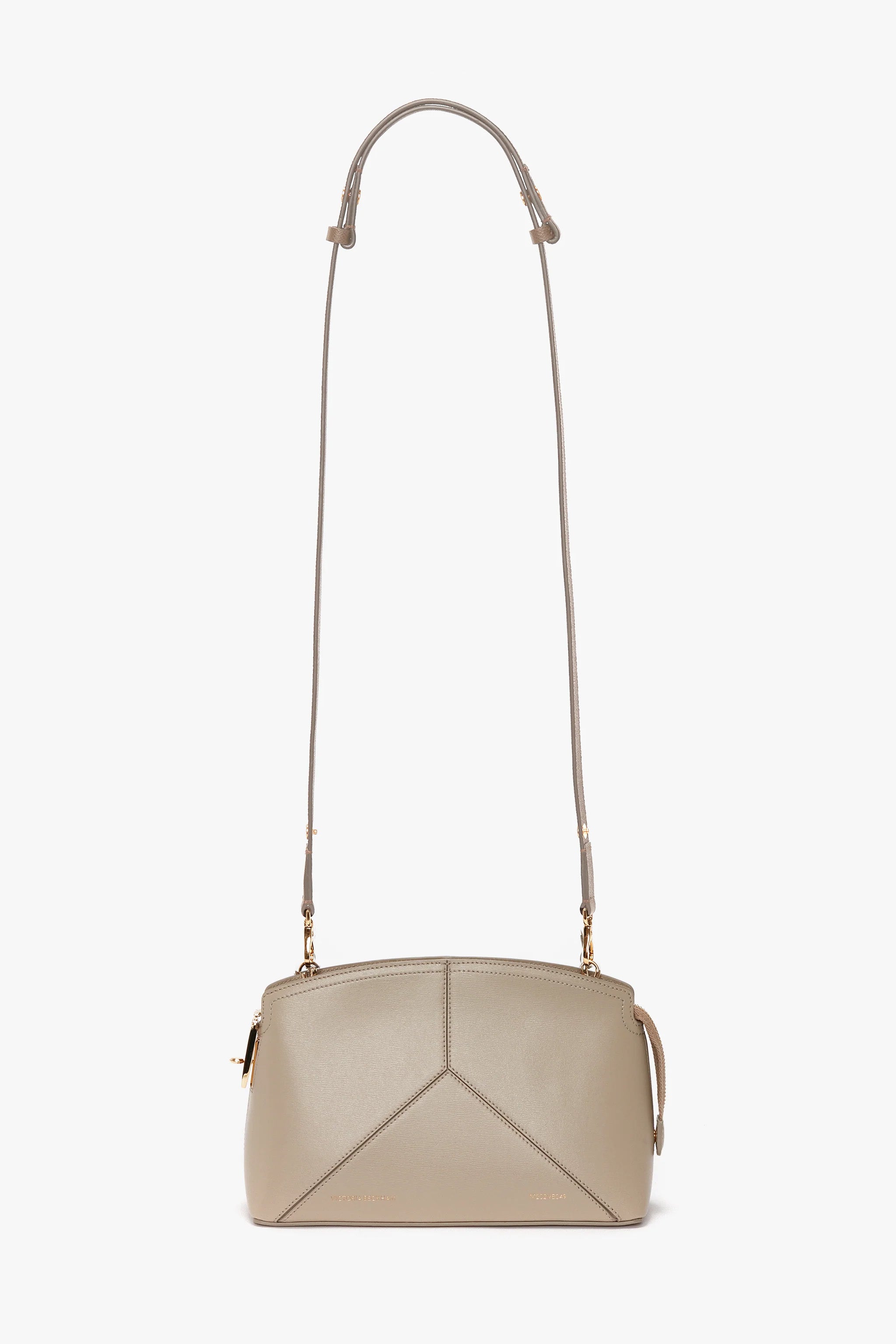 Victoria Beckham Bag Victoria Crossbody Bag in Taupe Leather Size UK