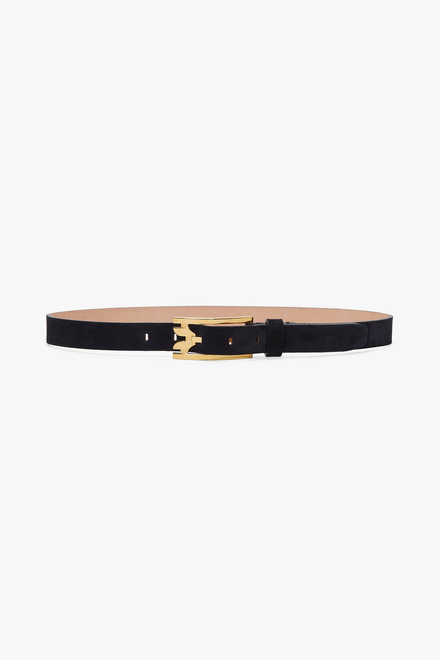 Dorian Pin-Buckle Belt In Navy Suede
