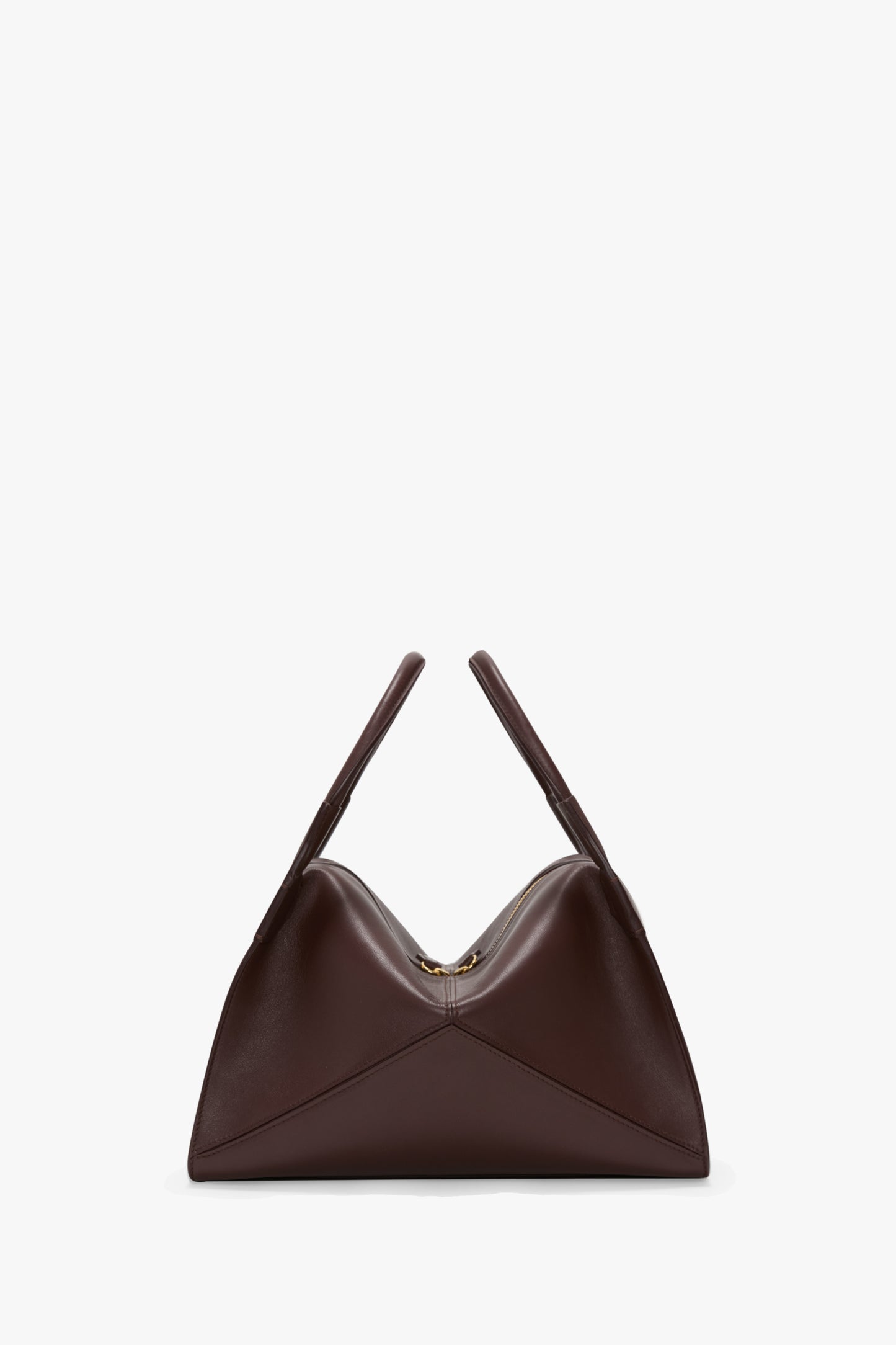 Victoria Plié Bag In Burgundy Leather