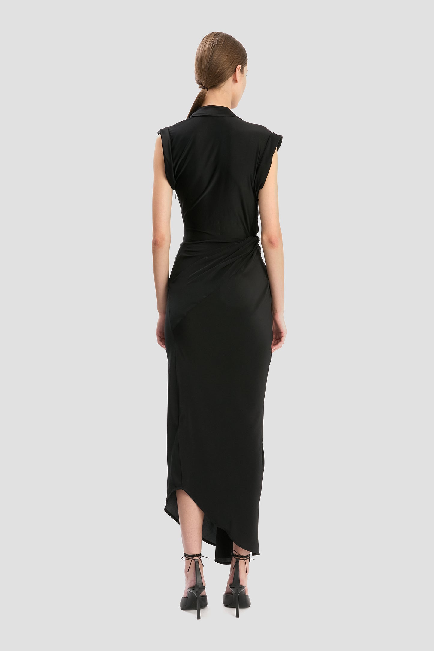 Twist Dress In Black