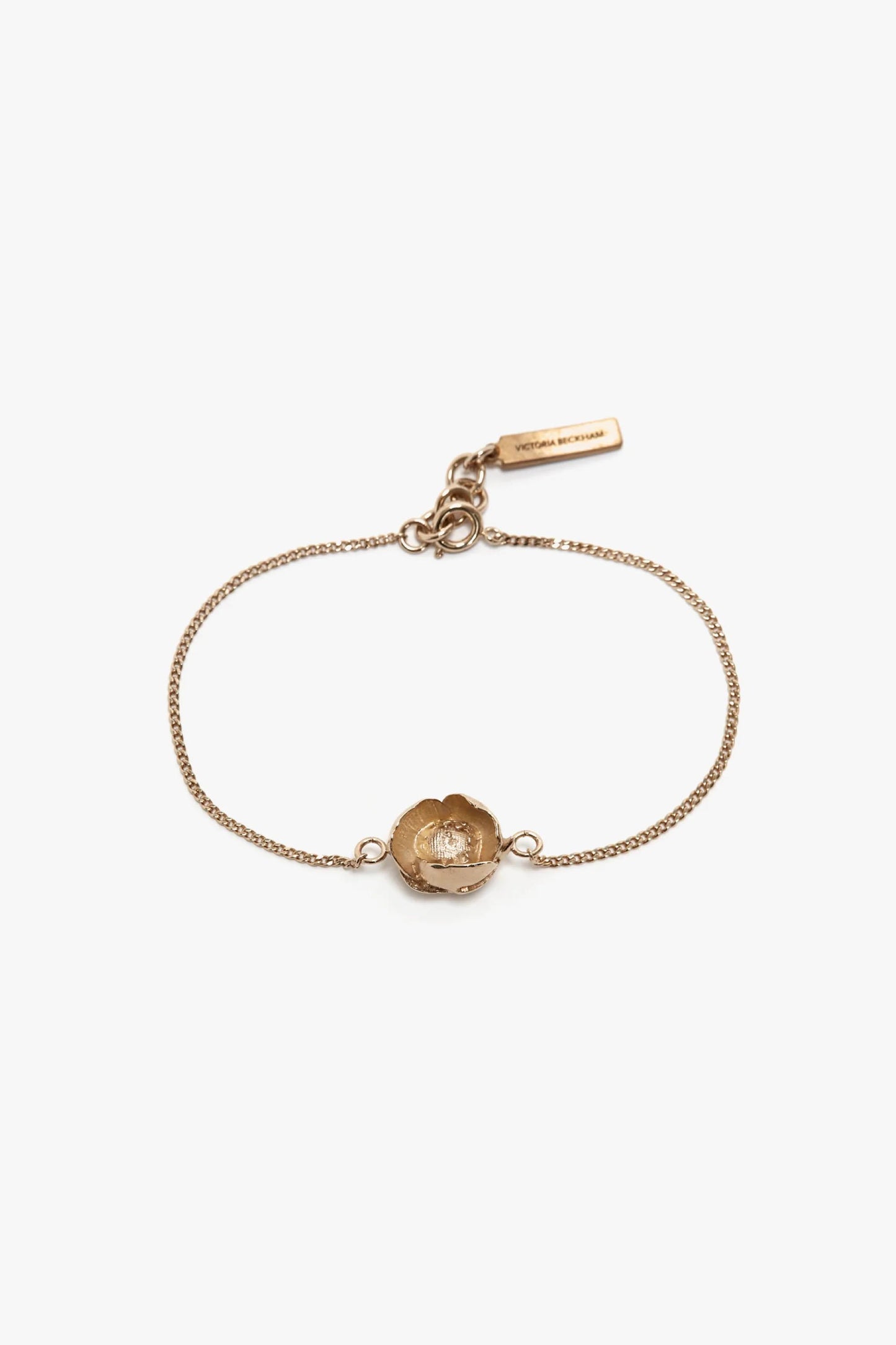 Camellia Flower Bracelet In Gold