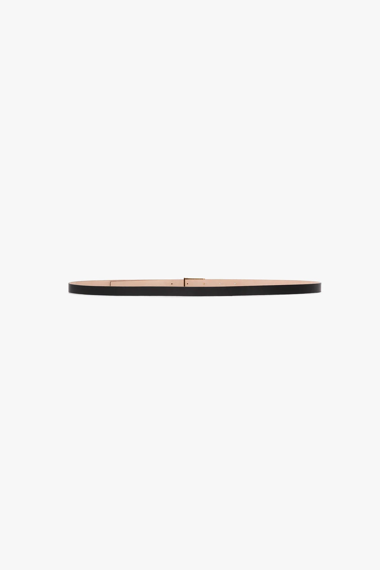 Micro Dorian Belt In Black Leather